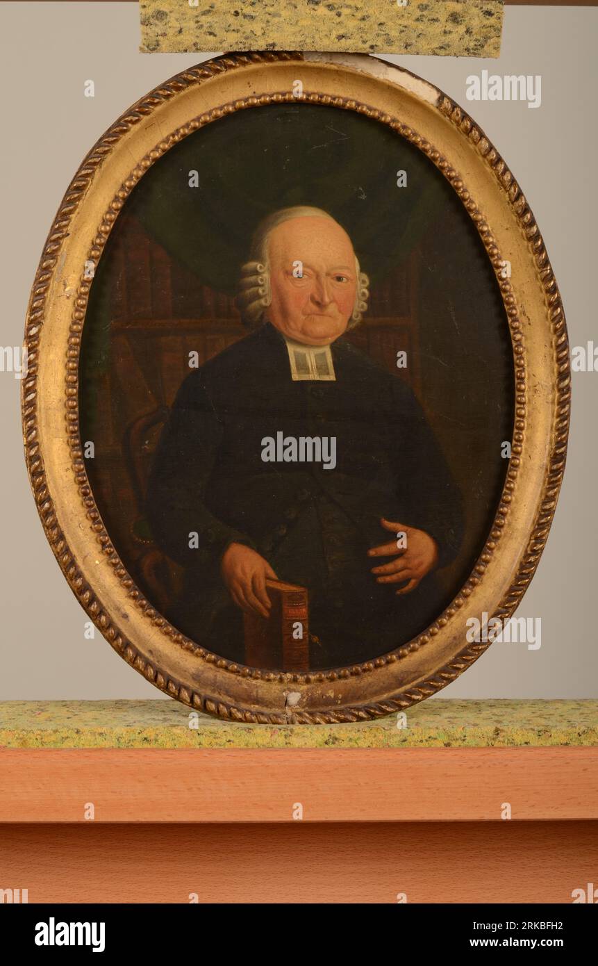 Portrait de Sigbertus Bucerus (1725-1805) 1797 par Johannes Petrus van Horstok Banque D'Images