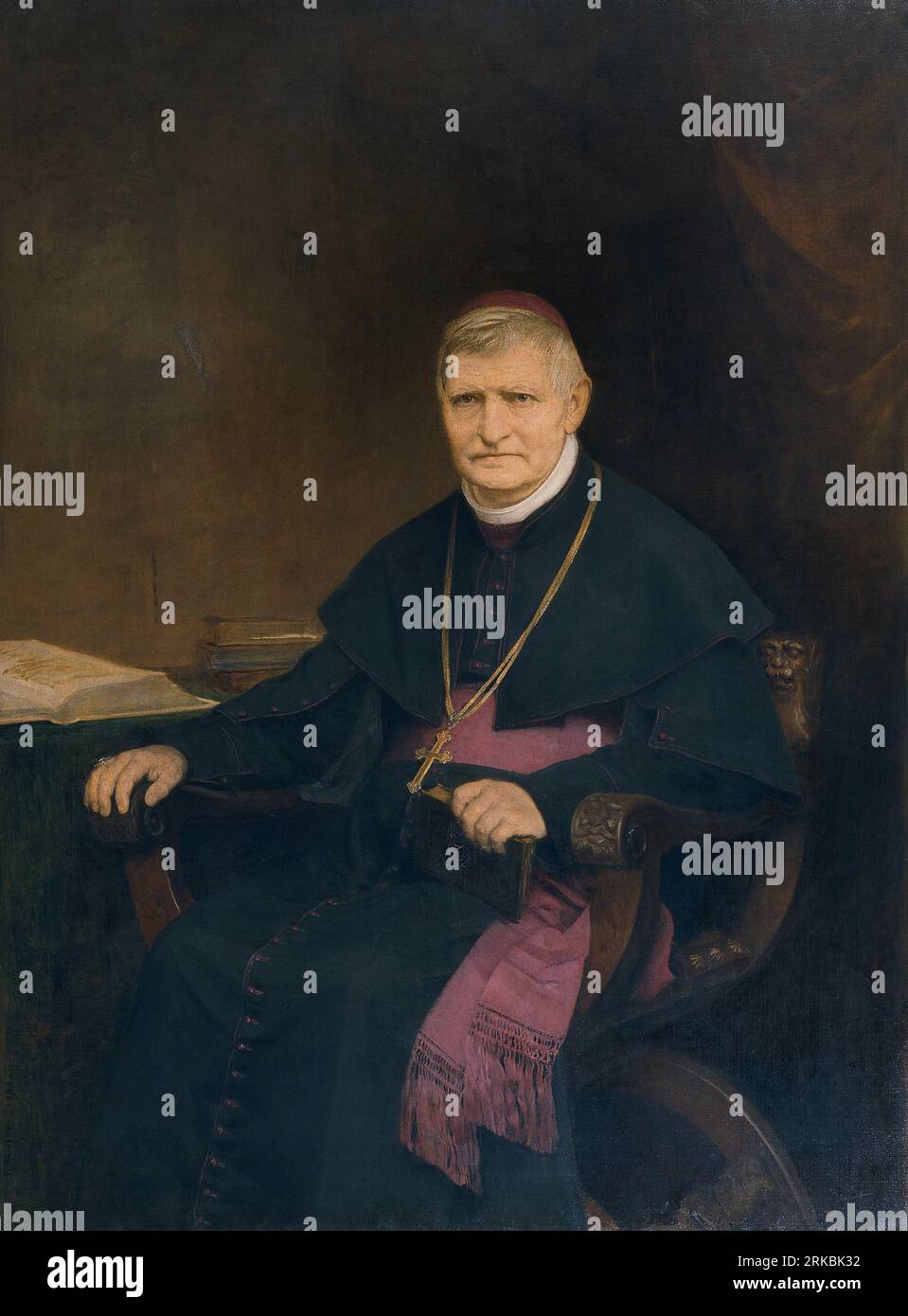 Kardinal Johann Rudolf Kutschker 1891 par Franz Rumpler Banque D'Images