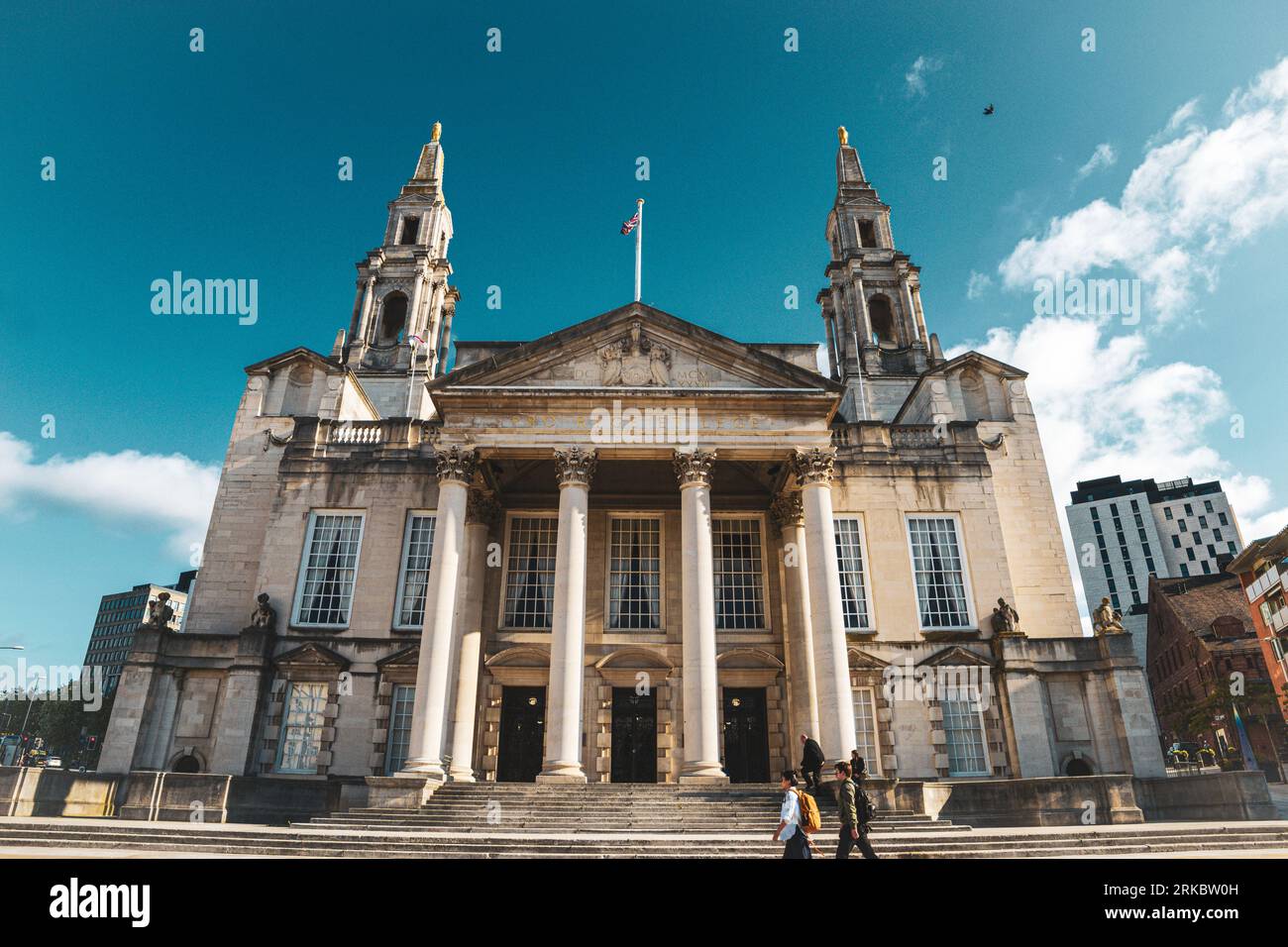 Bâtiment du conseil municipal de Leeds, Leeds, Yorkshire, Royaume-Uni. Banque D'Images