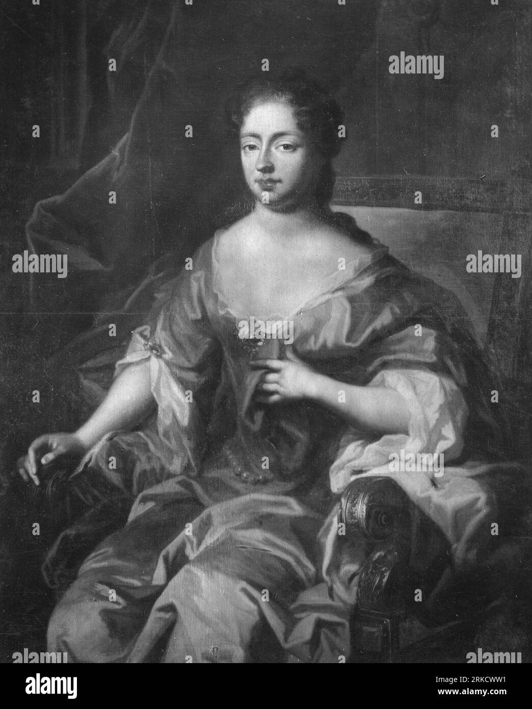 Maria Amalia,1653-1711, prinsessa av Kurland lantgrevinna av Hessen-Kassel 1725 par Herman Hendrik de quiter le Jeune Banque D'Images