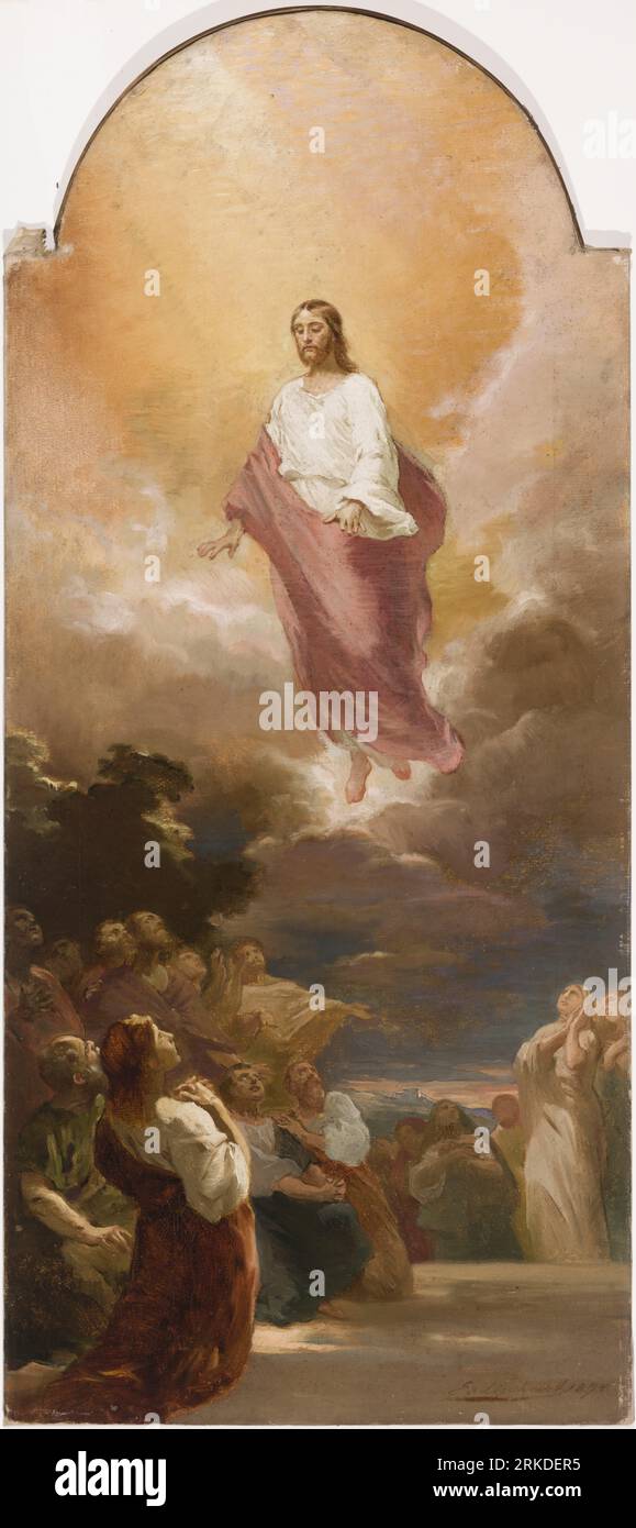 Apothéose du Christ 1894 par Ernst Friedrich von Liphart Banque D'Images