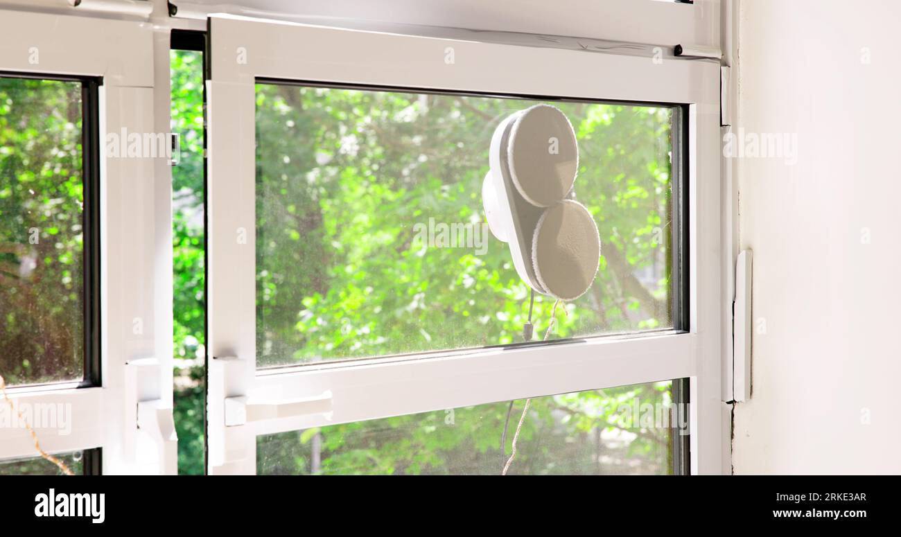 Lave-glace automatique. Machine pour appareils robotisés Banque D'Images