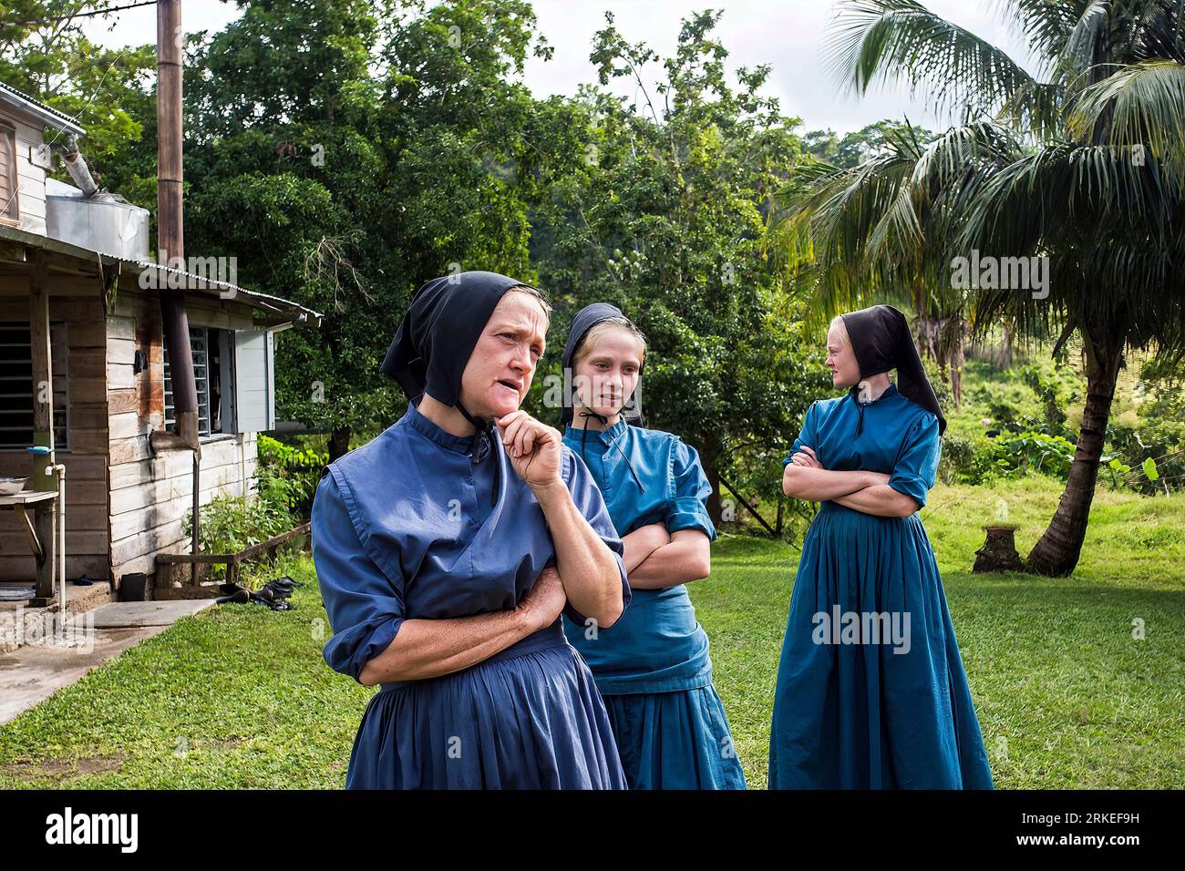 Mennonites Banque D'Images