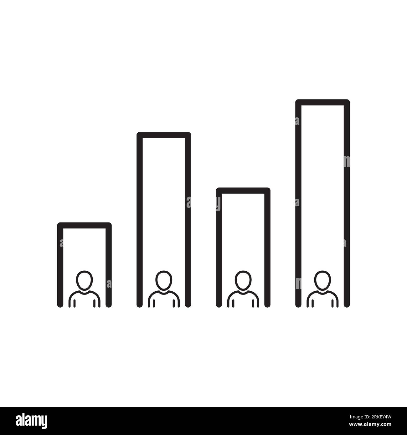 Quitter l'illustration de style plat vectoriel d'icône de sondage Illustration de Vecteur