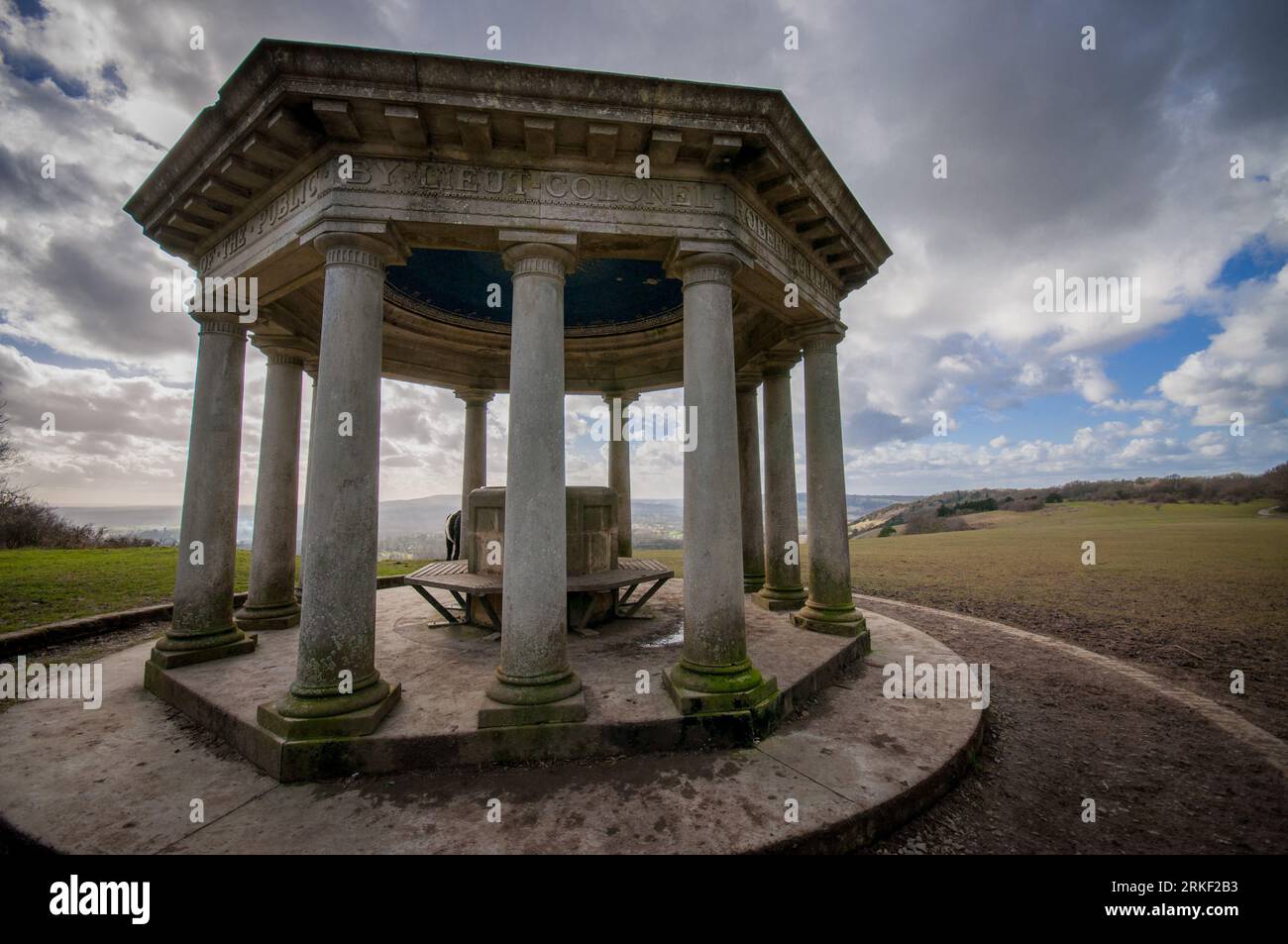 Monument Inglis à Reigate Hill dans le Surrey Banque D'Images