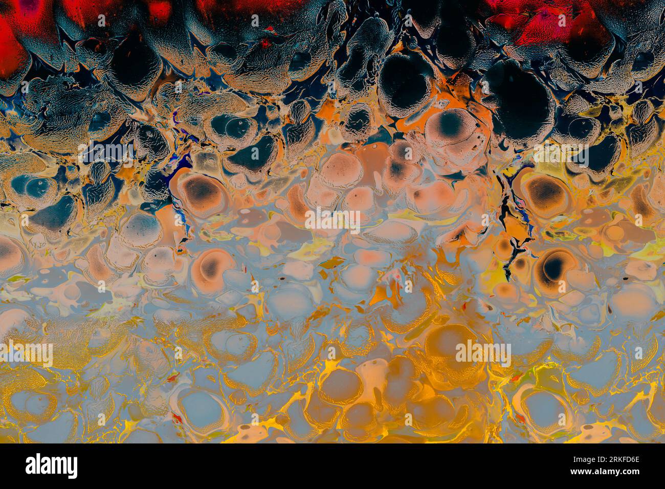 Motifs de peinture colorés comme texture d'arrière-plan de l'art abstrait Banque D'Images