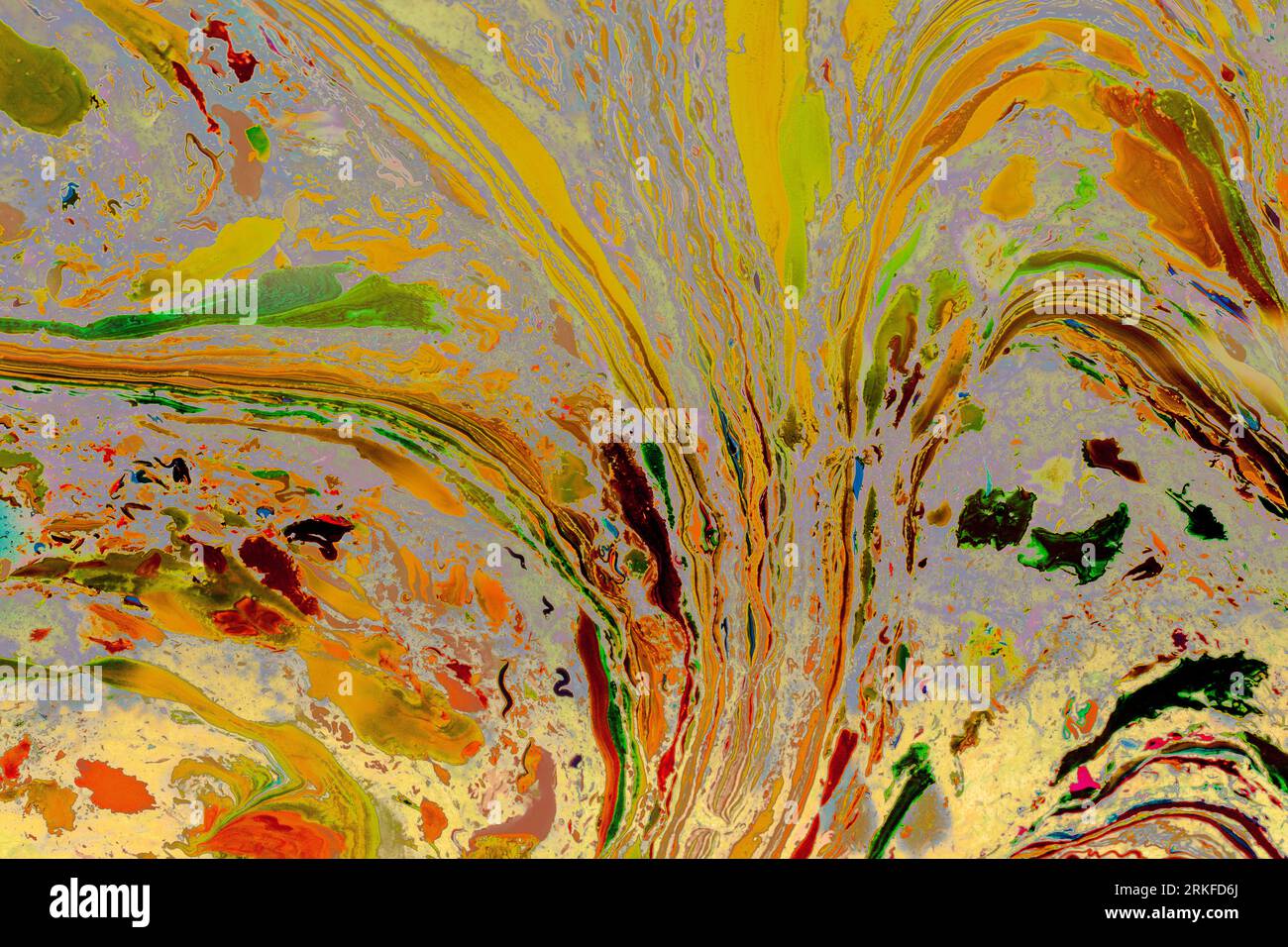 Motifs de peinture colorés comme texture d'arrière-plan de l'art abstrait Banque D'Images