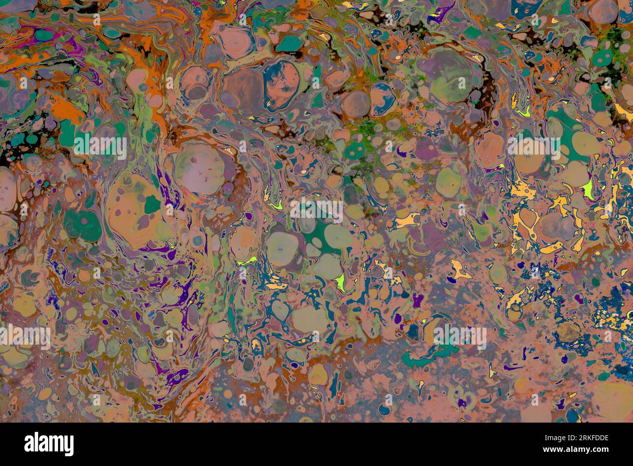 Motifs de peinture colorés comme texture d'arrière-plan de l'art abstrait Banque D'Images