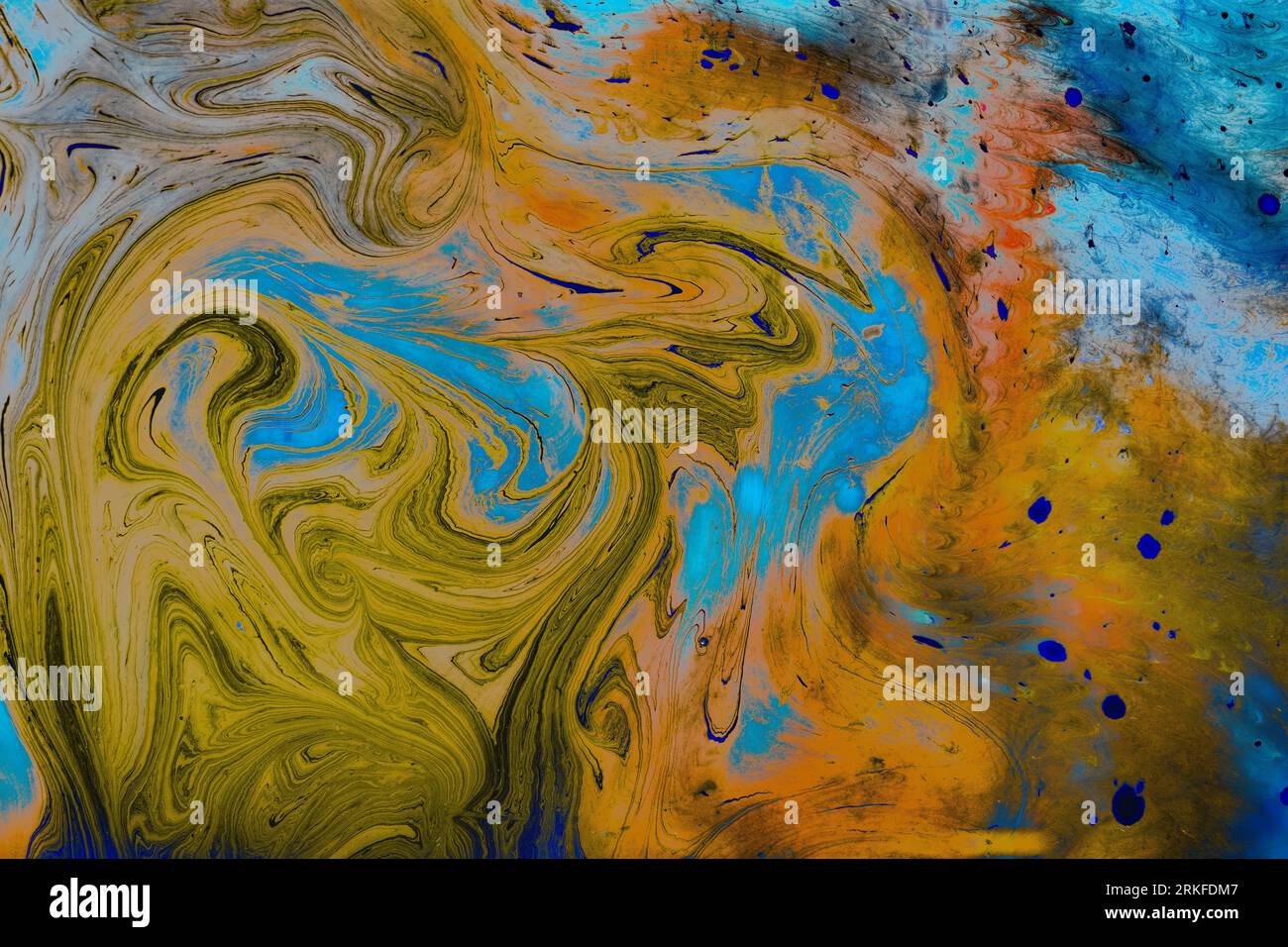 Motifs de peinture colorés comme texture d'arrière-plan de l'art abstrait Banque D'Images