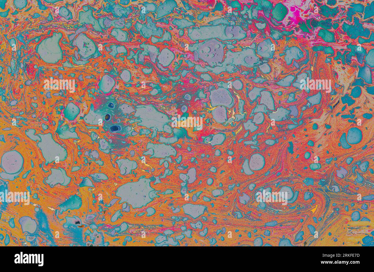 Motifs de peinture colorés comme texture d'arrière-plan de l'art abstrait Banque D'Images