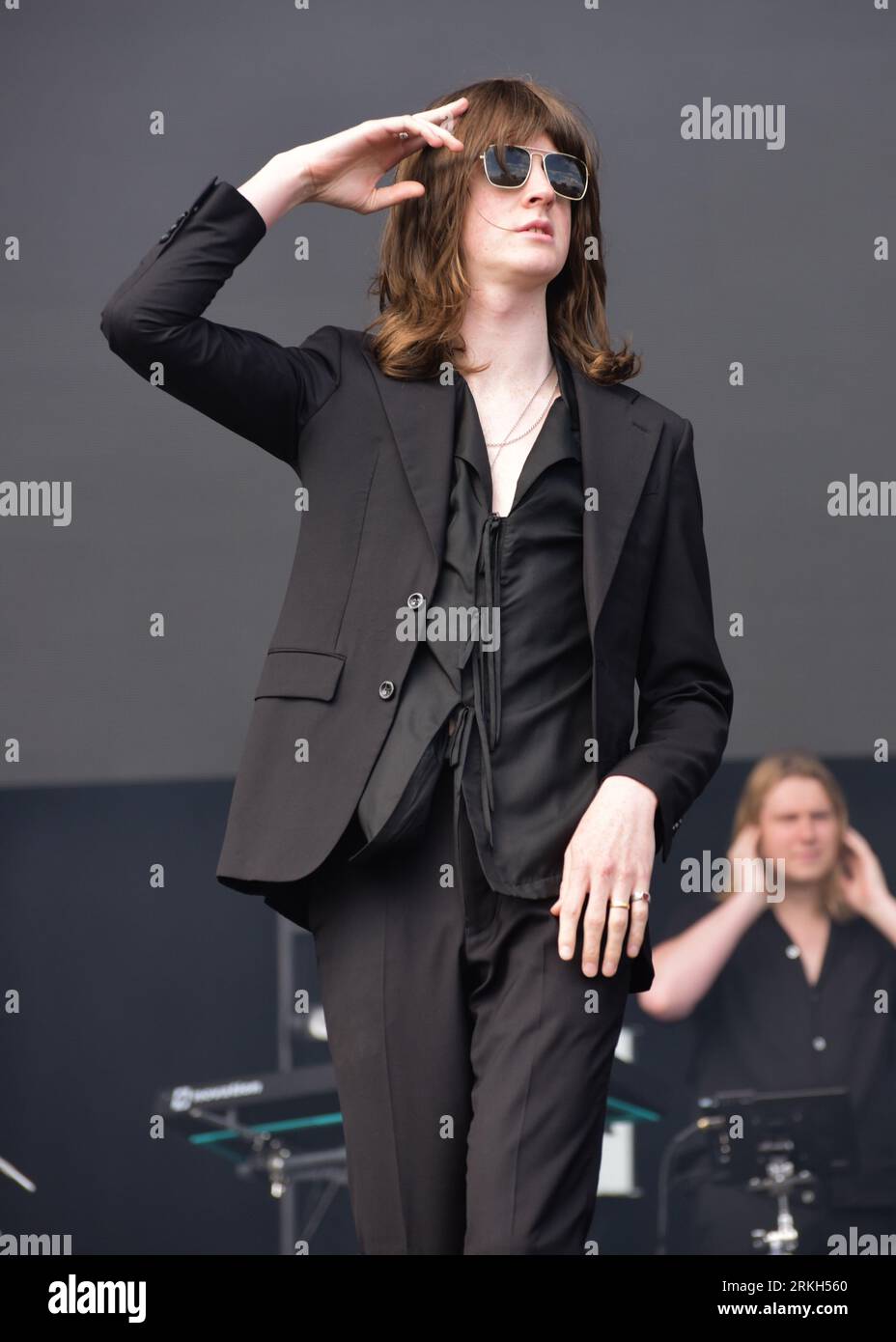 Victorious Festival, Portsmouth/Southsea, 25 août 2023, Blossoms ouvrant le Victorious Festival en tant qu'invités spéciaux à 1h à Southsea, crédit : Graham Tarrant/Alamy Live News Banque D'Images