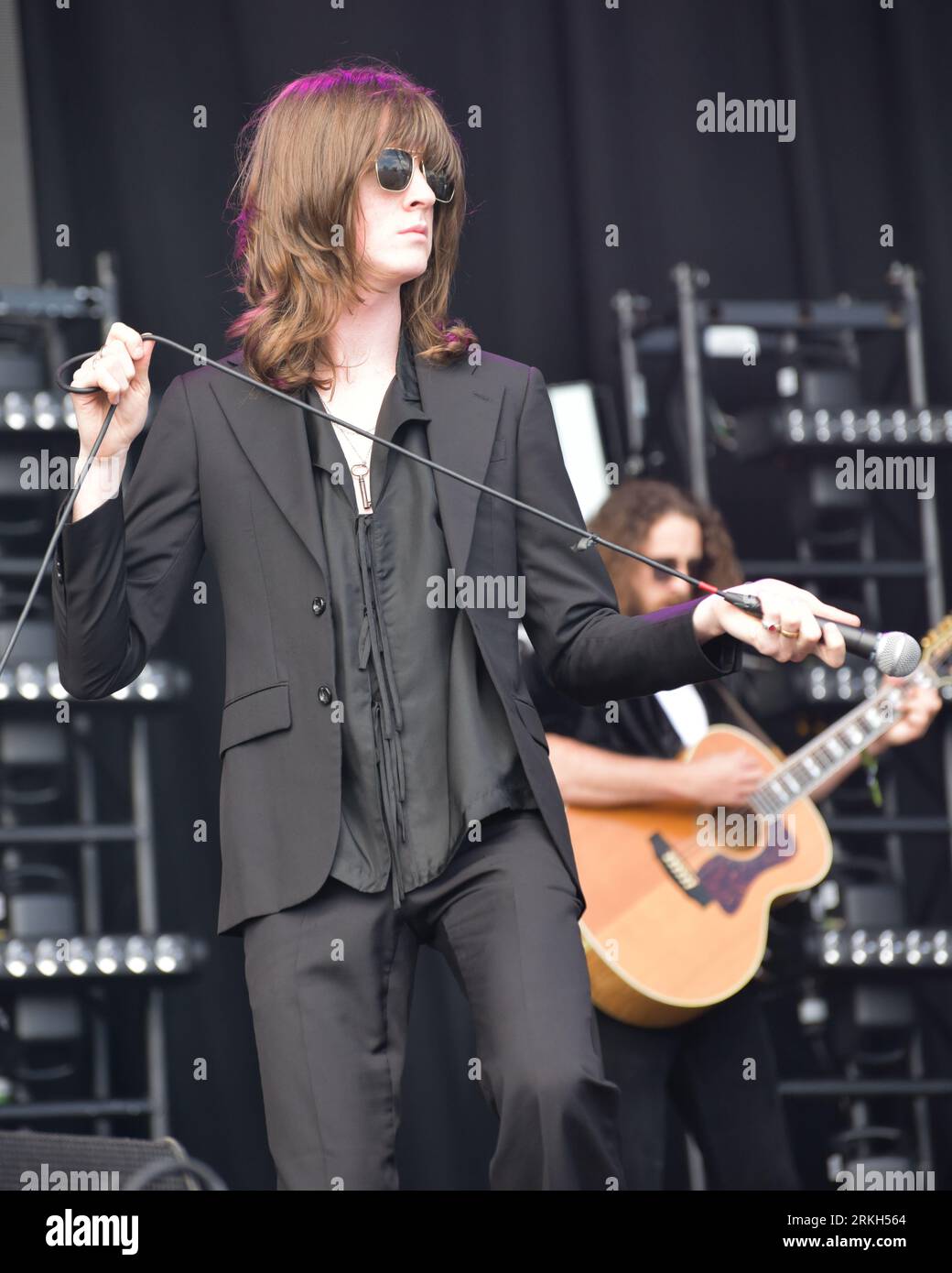 Victorious Festival, Portsmouth/Southsea, 25 août 2023, Blossoms ouvrant le Victorious Festival en tant qu'invités spéciaux à 1h à Southsea, crédit : Graham Tarrant/Alamy Live News Banque D'Images