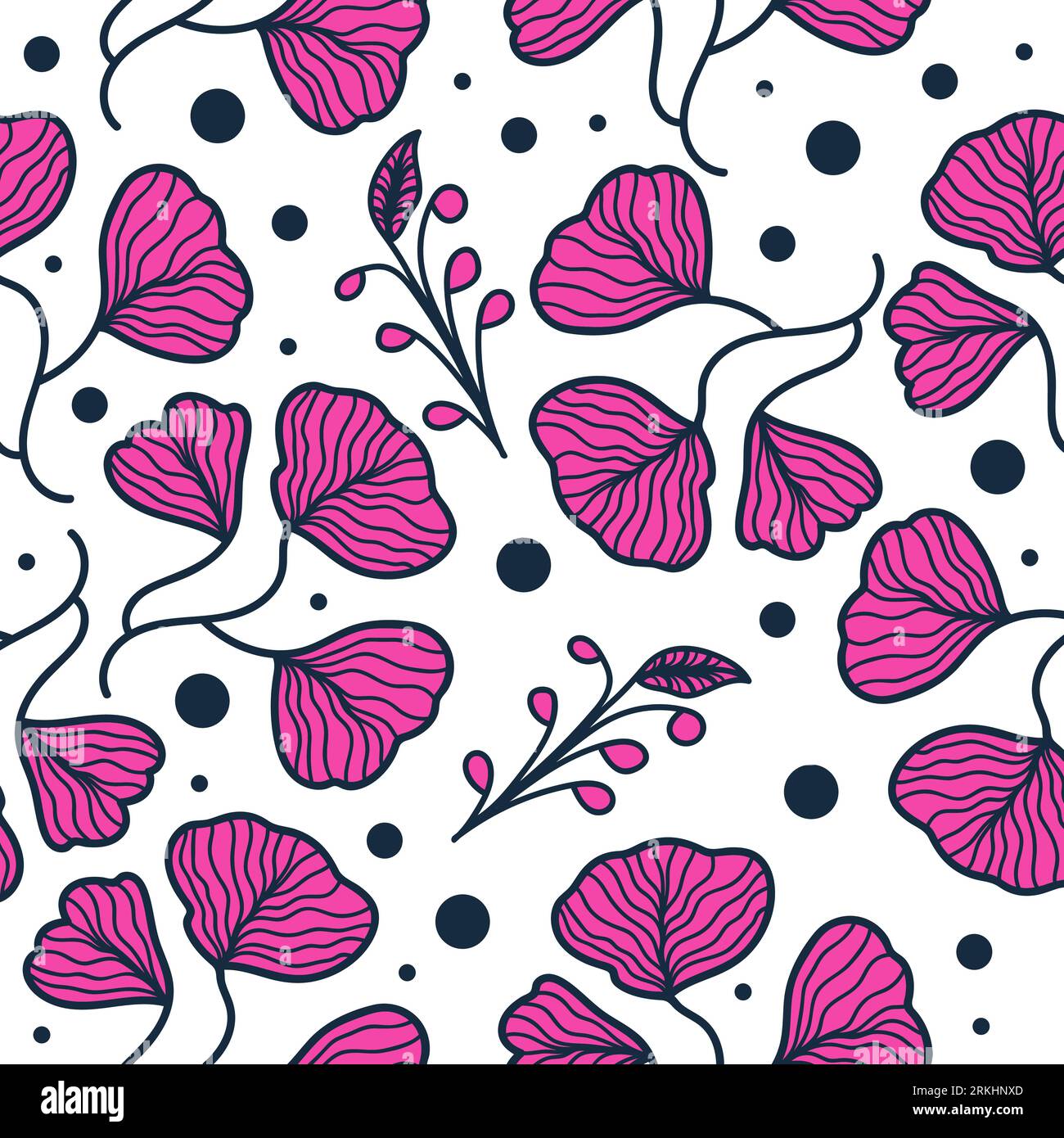 Motif floral exotique sans couture avec style Vintage. Motif floral dessiné à la main pour la mode, papier peint, papier d'emballage, fond, tissu, textile Illustration de Vecteur