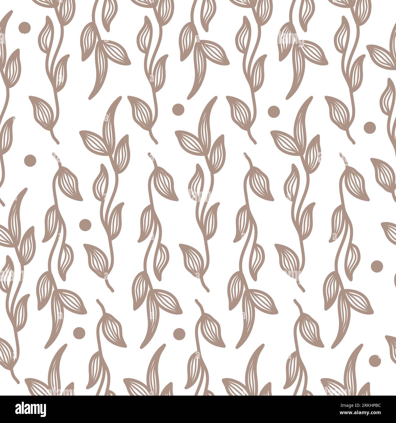 Motif floral crème sans couture sur fond blanc. Motif floral pour la mode, papier peint, papier d'emballage, fond, tissu, textile, vêtements et cartes Illustration de Vecteur