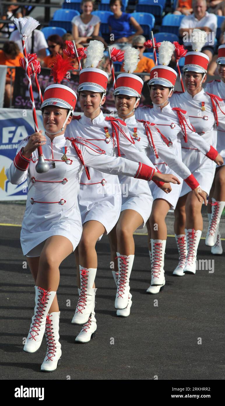 Le temps des majorettes avec l'Olympic de Menton