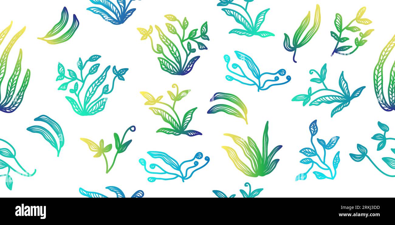 Motif floral exotique sans couture avec style dégradé coloré. Motif floral. Convient pour papier peint, papier d'emballage, fond, tissu, textile, Appare Illustration de Vecteur