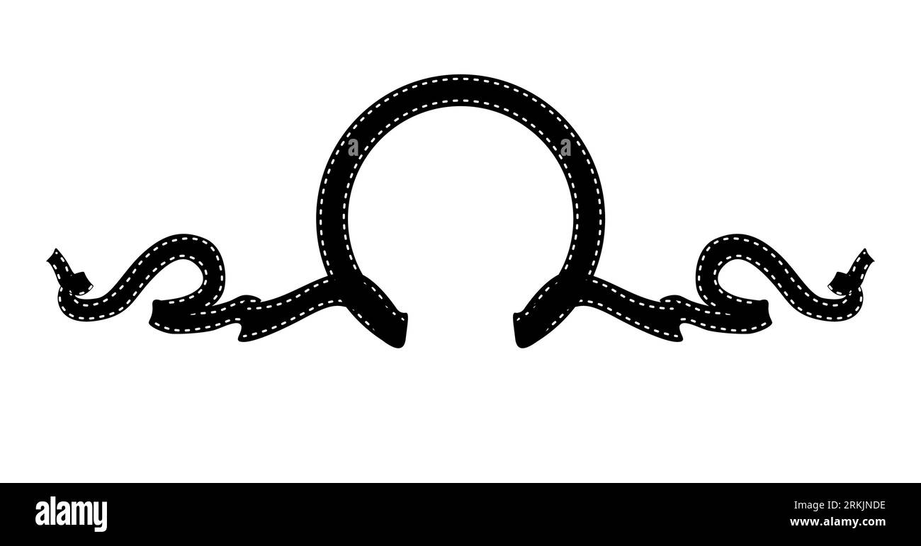 Cadre noir vide film rétro film bande cadre isolé sur fond noir. Illustration de Vecteur