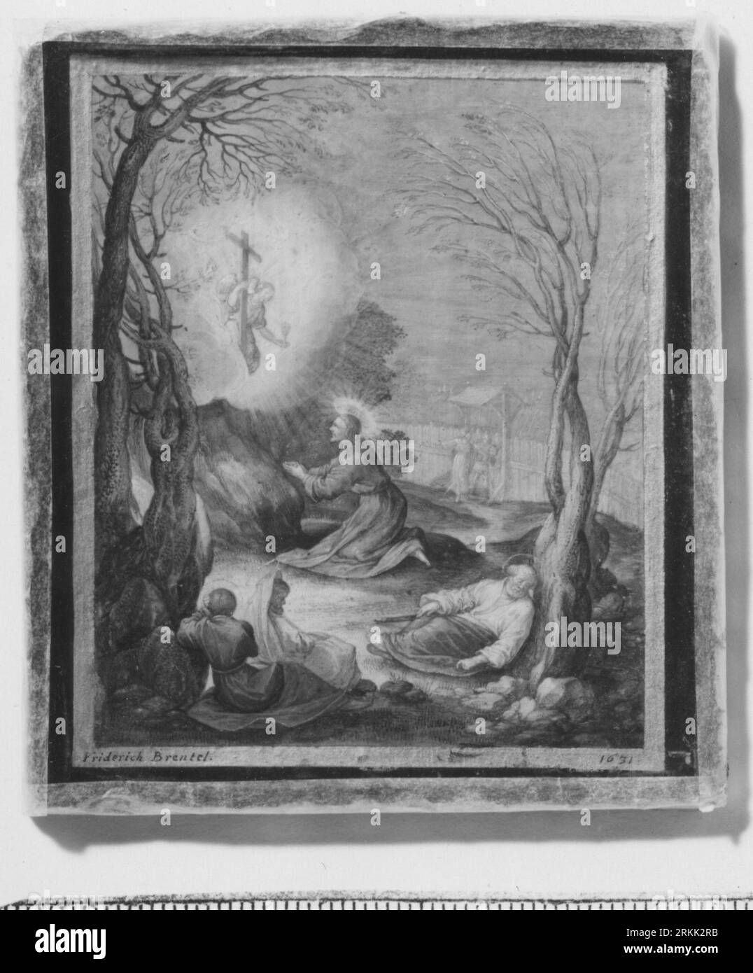 Szenen aus dem Leben Jesu 1631 de Friedrich Brentel Banque D'Images