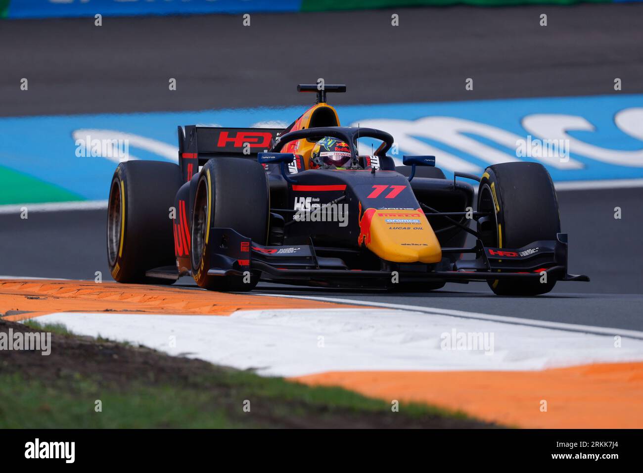 ZANDVOORT, PAYS-BAS - AOÛT 25 : Ayumu Iwasa (Red Bull Junior) de DAMS Formula 2 Free Practice pendant la Formule 1 au circuit Zandvoort en août Banque D'Images