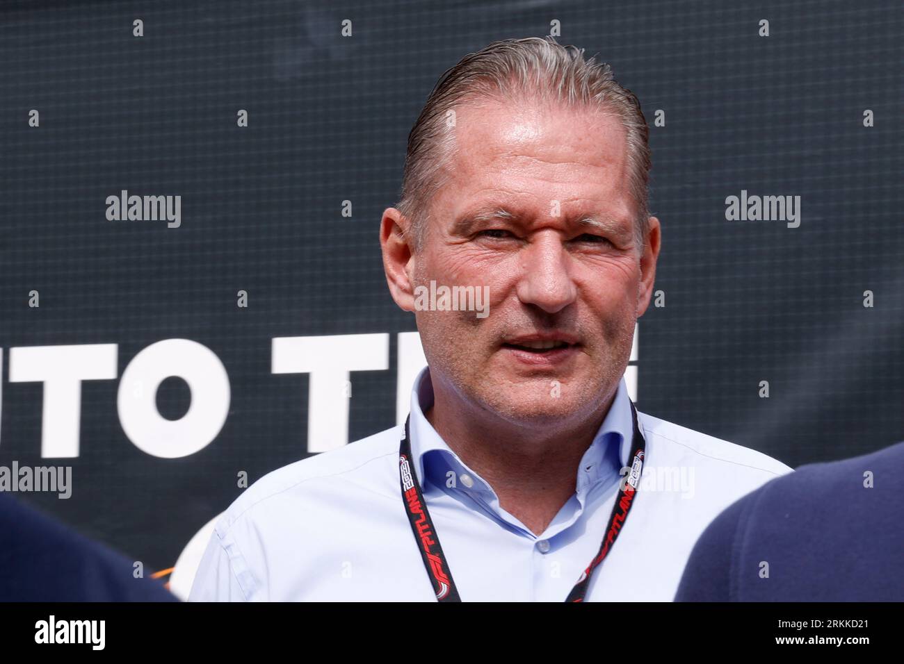 ZANDVOORT, PAYS-BAS - AOÛT 25 : Jos Verstappen papa de Max Verstappen d'Oracle Red Bull Racing lors de la Formule 1 au circuit Zandvoort à Augus Banque D'Images