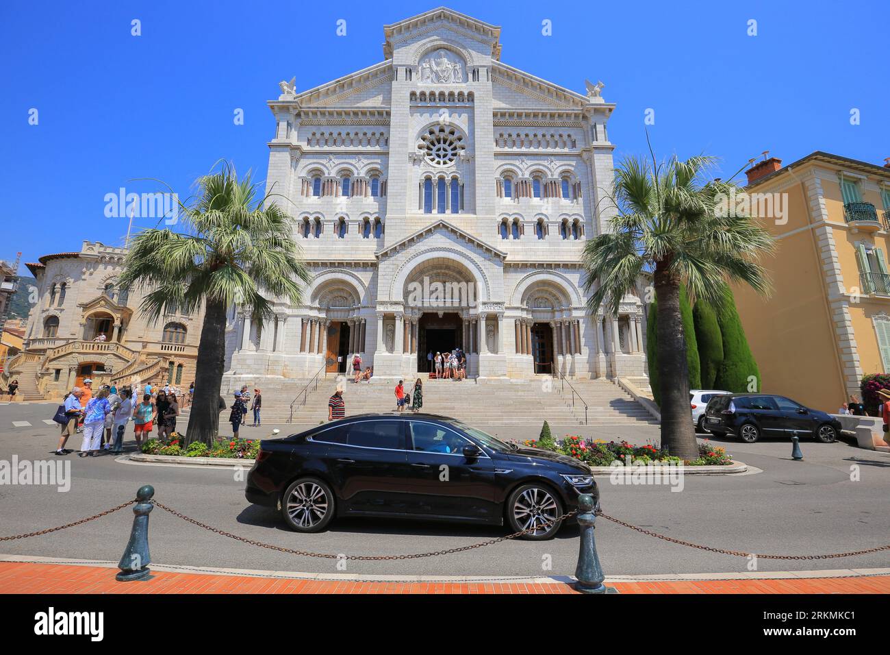 Cathédrale extérieure de Saint-Nicolas à Monaco Banque D'Images