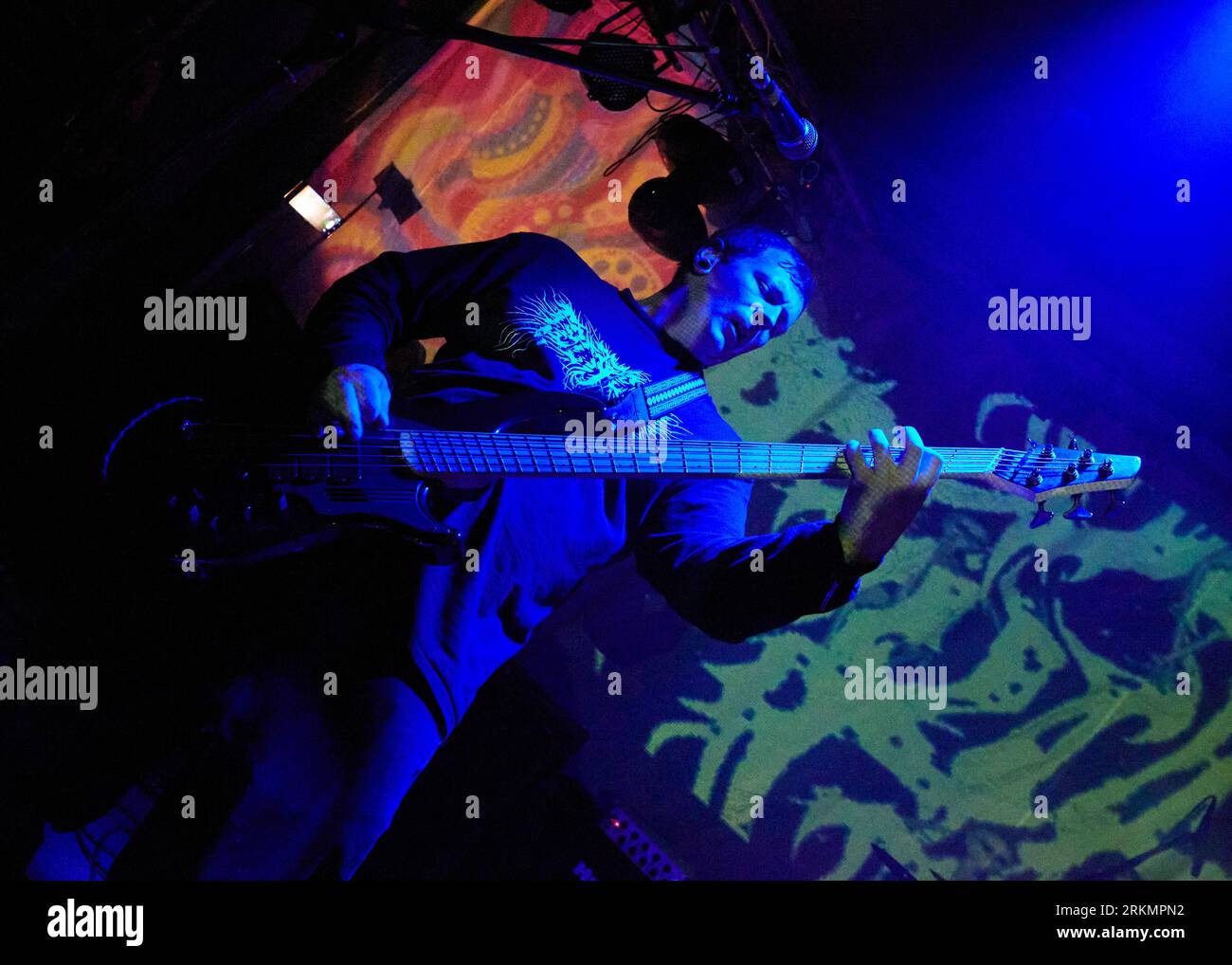 Gutlocker se produit au Beermageddon Metal Festival, Stoke Prior, Bromsgrove, Royaume-Uni. 25 août 2023. Crédit : Will Tudor/Alamy Live News Banque D'Images