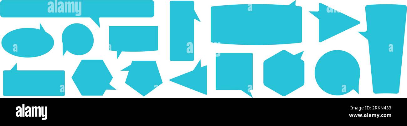 Autocollant avec bulle de message et texture de ballon de parole. Papier de style grunge avec le cloud pour la communication parlée. Illustrations vectorielles plates isolées dans Illustration de Vecteur