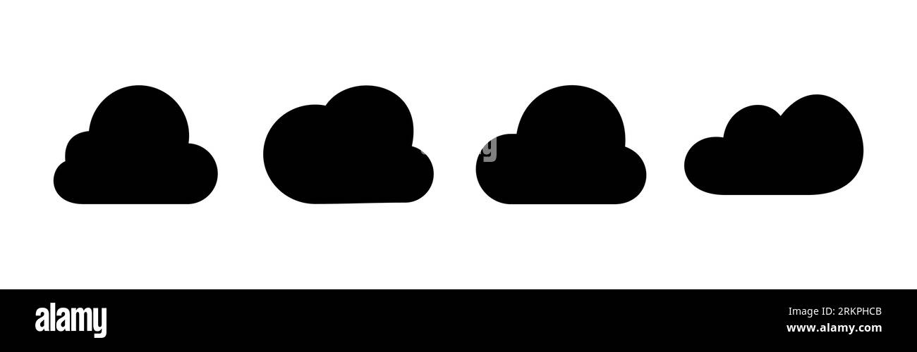 Vecteur d'icône de nuage. données du cloud. services cloud Illustration de Vecteur
