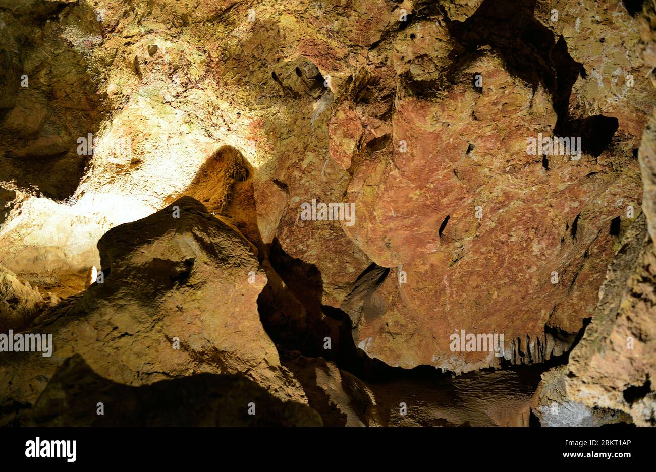 Grottes de Meravelles situées dans la ville de Benifallet dans la région du Bajo Èbre, Tarragone, Catalogne, Espagne Banque D'Images