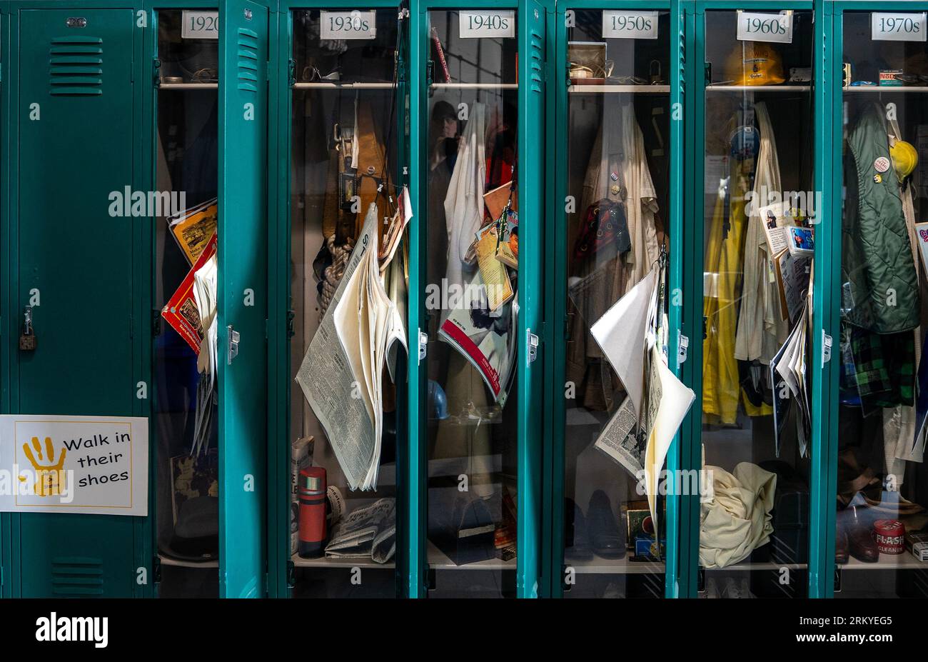 Youngstown Centre historique de l'industrie et du travail à Youngstown Ohio Banque D'Images