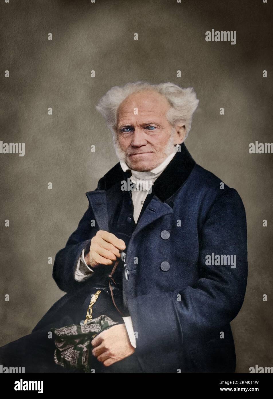 Arthur Schopenhauer Mars 1859. Banque D'Images