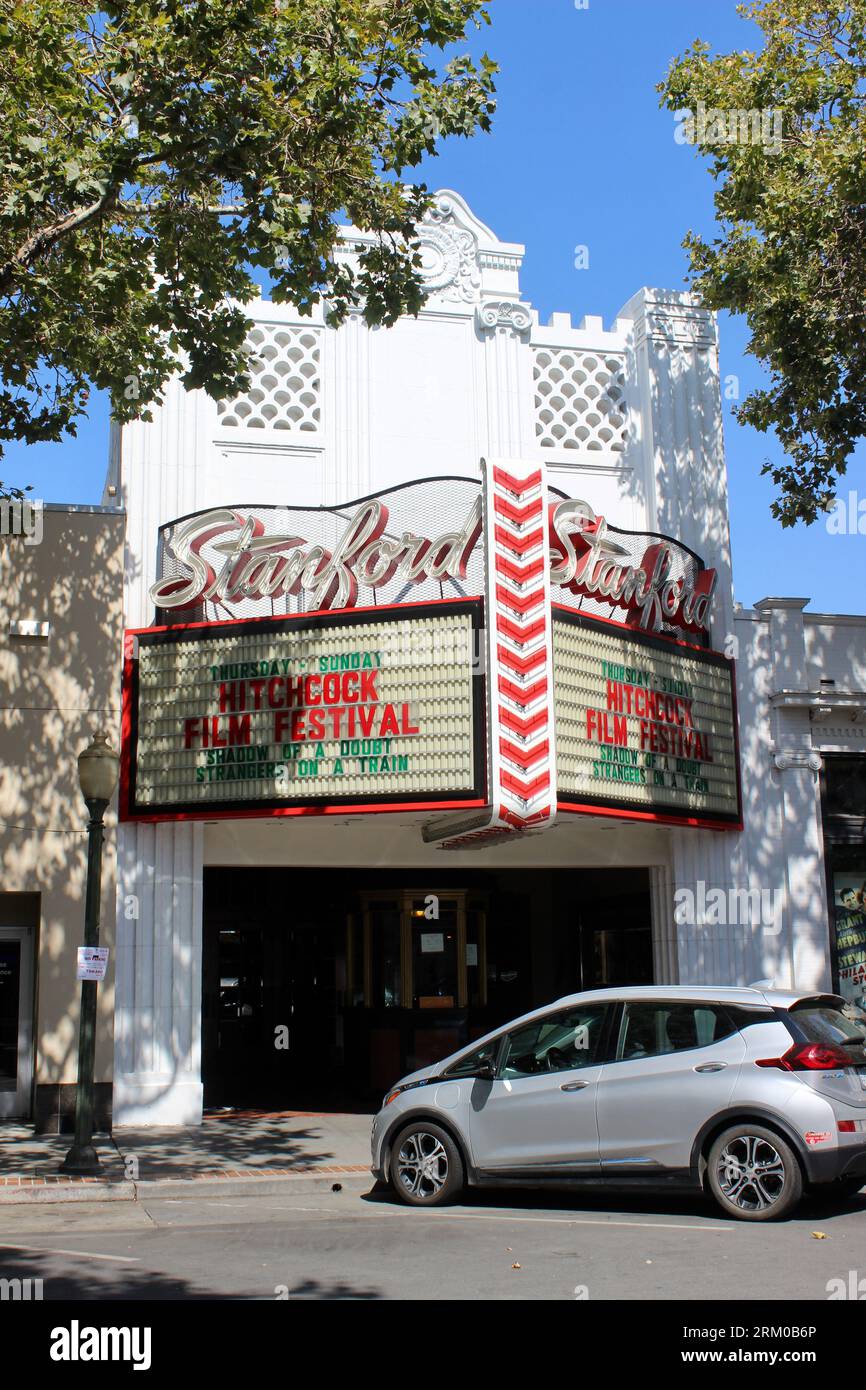 Stanford Theatre construit en 1914, Palo Alto, Californie Banque D'Images