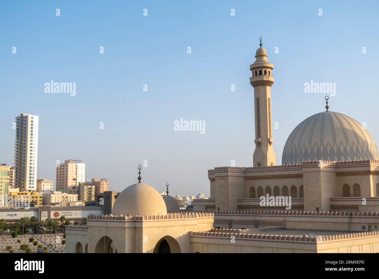 Mosquée Al-Fateh Bahreïn - l'une des plus grandes mosquées du monde Banque D'Images