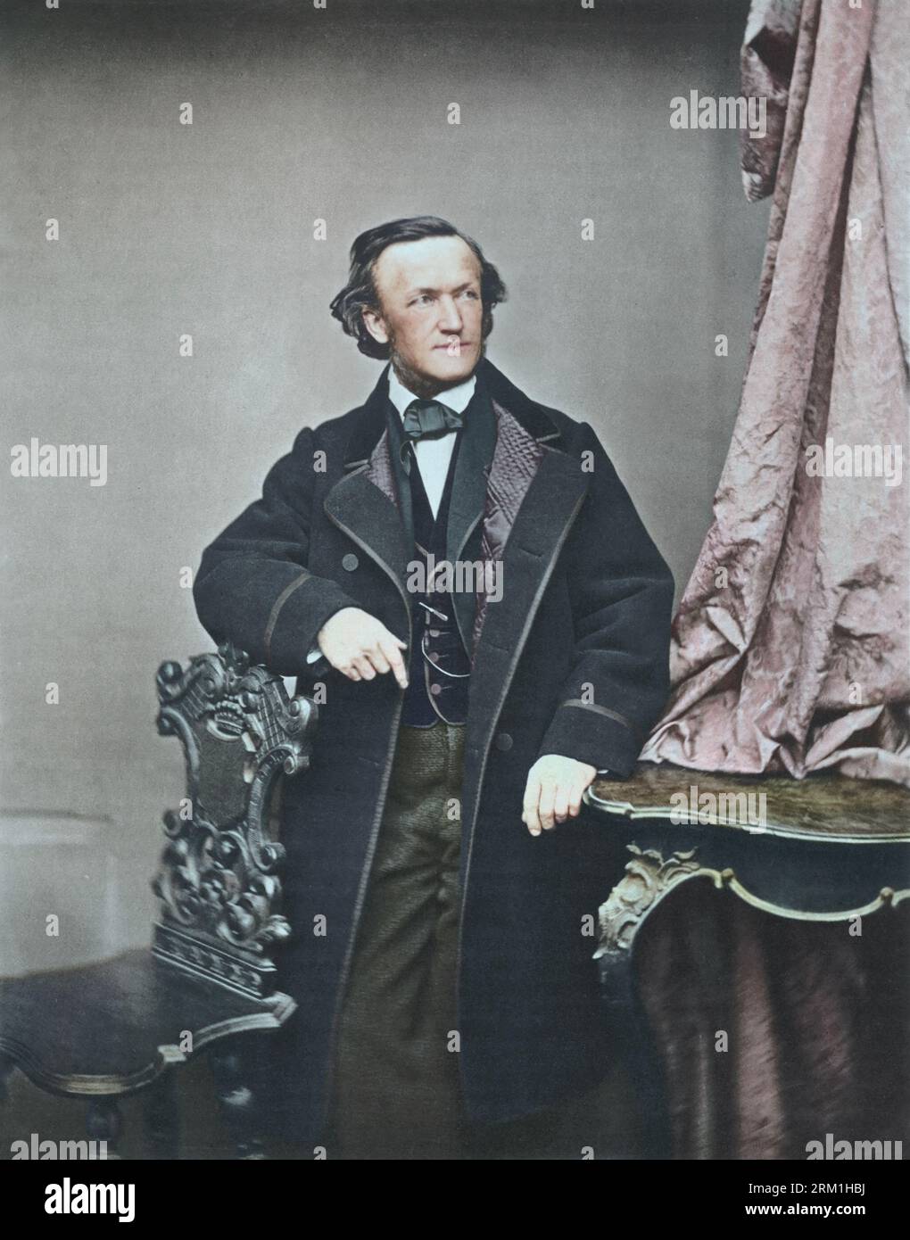 Richard Wagner vers 1860. Banque D'Images