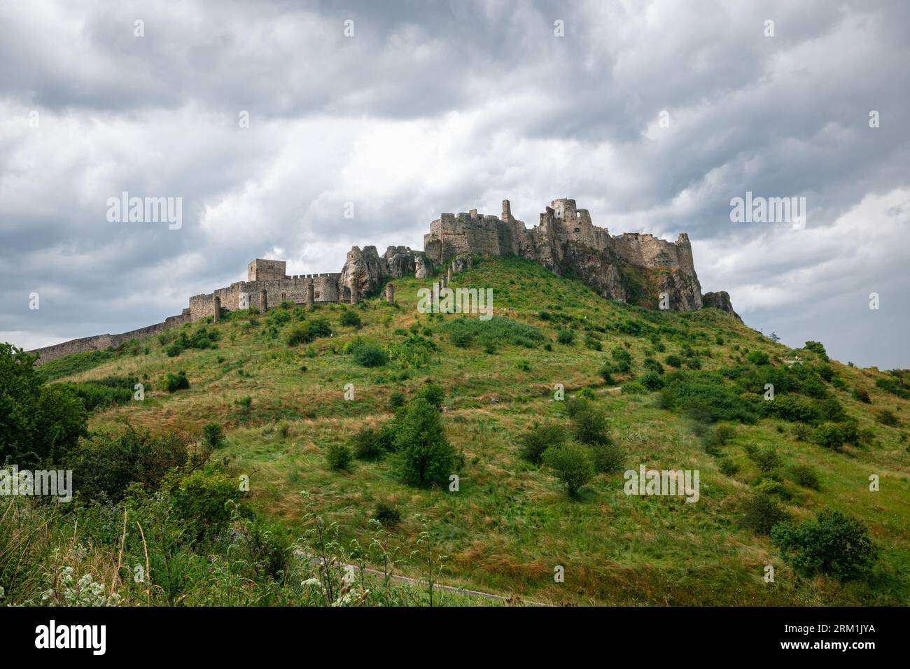 Célèbre château de Spis (Spissky Hrad) dans le nord de la Slovaquie Banque D'Images