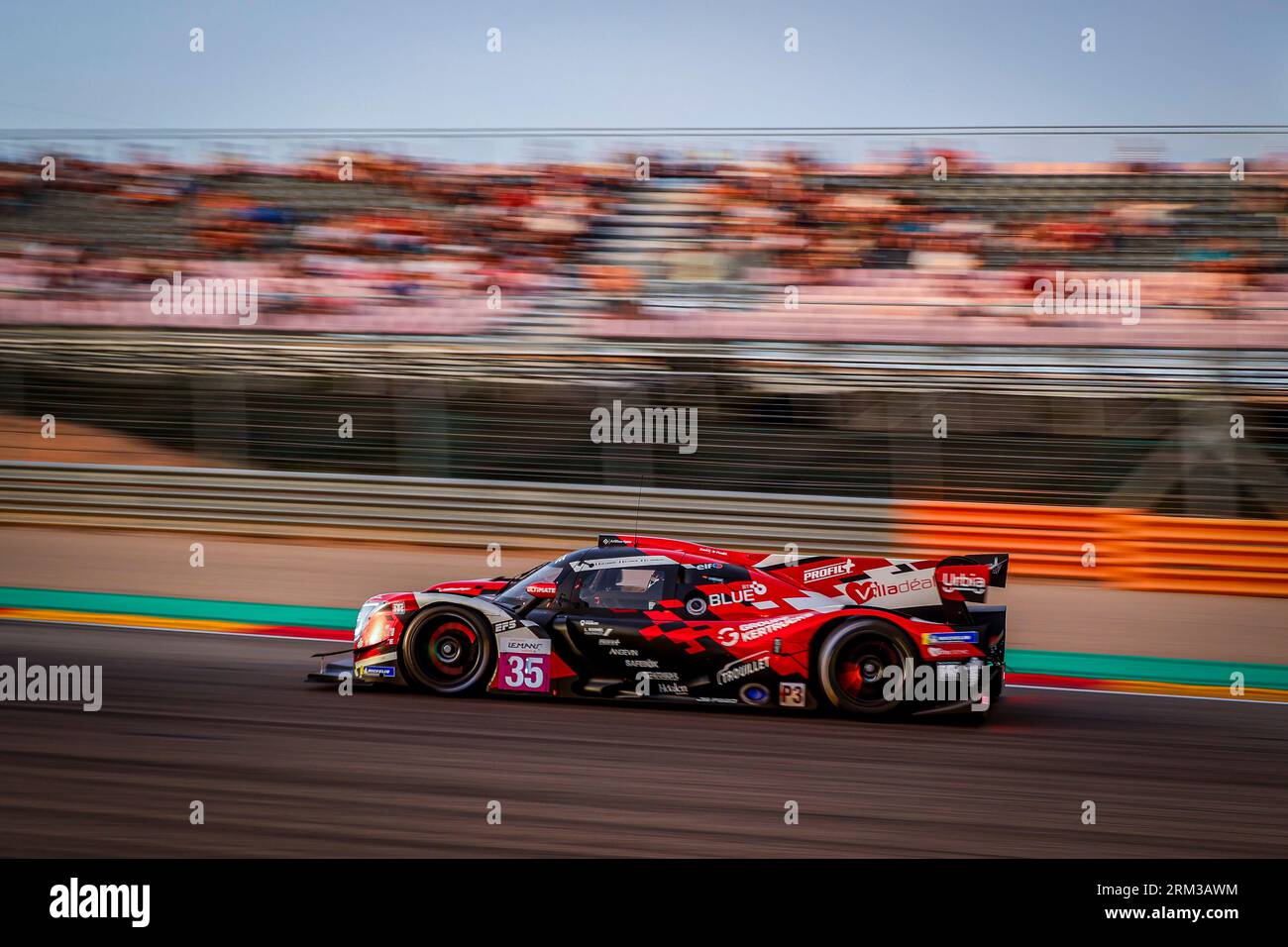 Alcaniz, Espagne. 26 août 2023. 35 LAHAYE Mathieu (fra), LAHAYE Jean-Baptiste (fra), TROUILLET Eric (fra), Ultimate, Ligier JS P320 - Nissan, action lors des 4 heures d'Aragon 2023, 3e manche des European le Mans Series 2023 sur le Motorland Aragon du 24 au 26 août 2023 à Alcaniz, Espagne - photo Paulo Maria/DPPI crédit : DPPI Media/Alamy Live News Banque D'Images