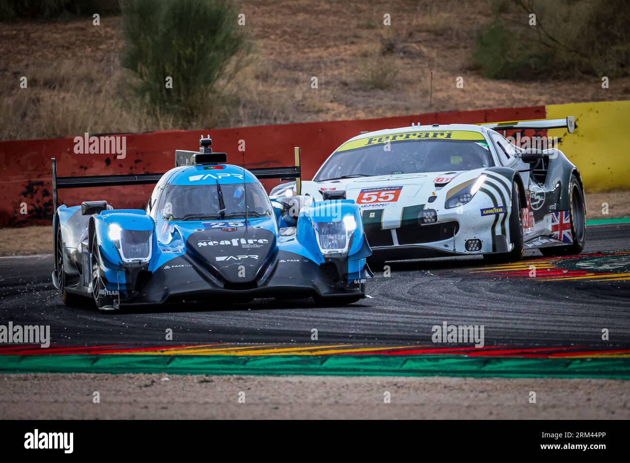 Alcaniz, Espagne. 26 août 2023. 25 SIMPSON Kyffin (usa), ALLEN James (aus), LYNN Alexander (gar), Algarve Pro Racing, Oreca Gibson 07 - Gibson, action lors des 4 heures d'Aragon 2023, 3e manche des European le Mans Series 2023 sur Motorland Aragon du 24 au 26 août 2023 à Alcaniz, Espagne - photo Paulo Maria/DPPI crédit : DPPI Media/Alamy Live News Banque D'Images