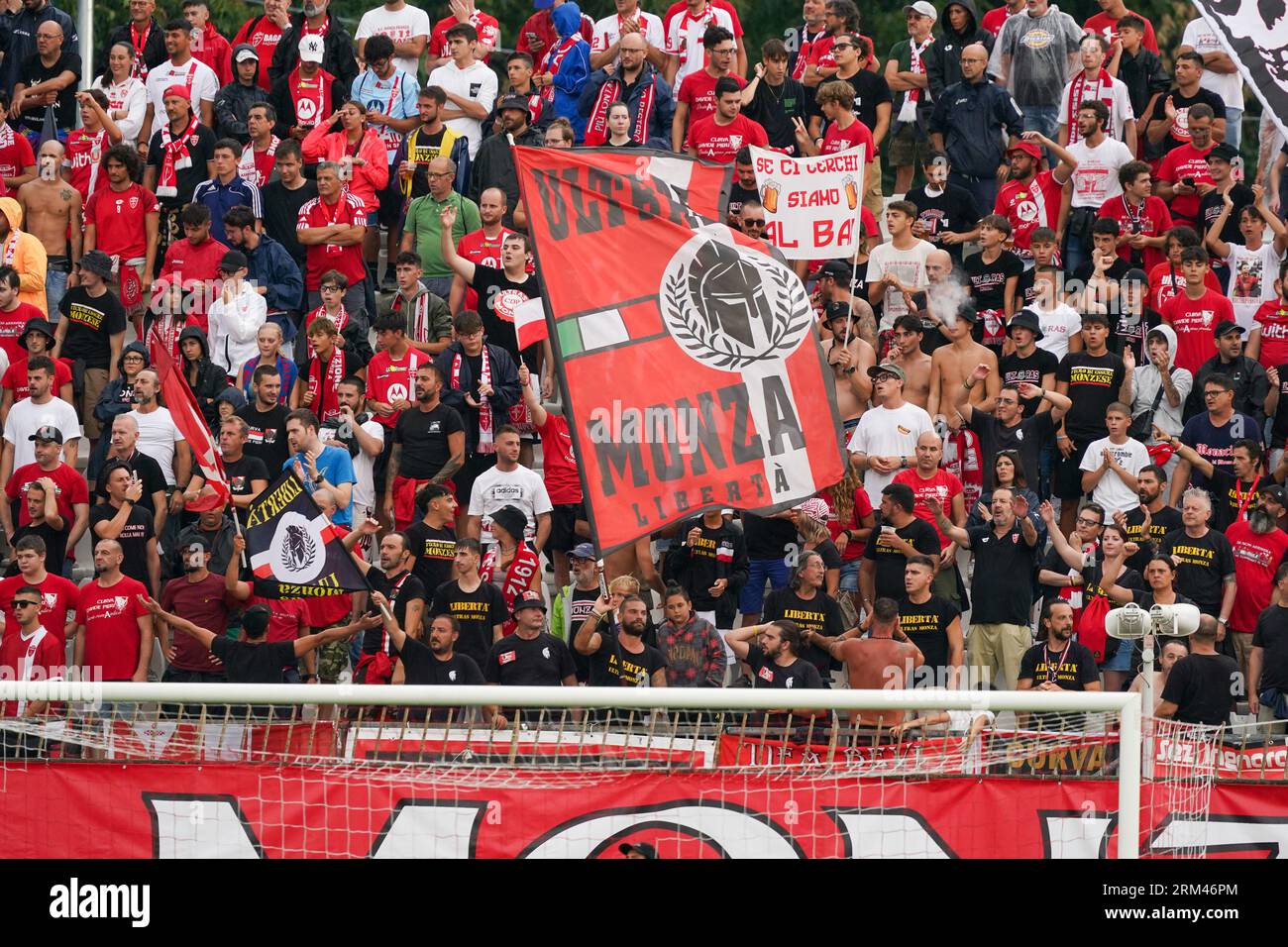 Monza, Italie. 26 août 2023. Partisans de AC Monza, pendant AC Monza contre Empoli FC , Serie A. crédit : /Alessio Morgese / Emage crédit : Alessio Morgese/E-Mage/Alamy Live News Banque D'Images