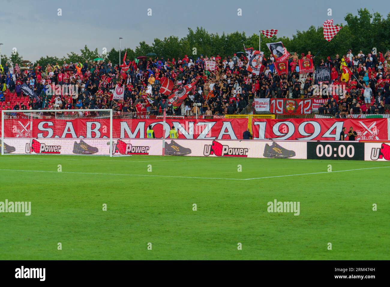 Monza, Italie. 26 août 2023. Partisans de AC Monza, pendant AC Monza contre Empoli FC , Serie A. crédit : /Alessio Morgese / Emage crédit : Alessio Morgese/E-Mage/Alamy Live News Banque D'Images