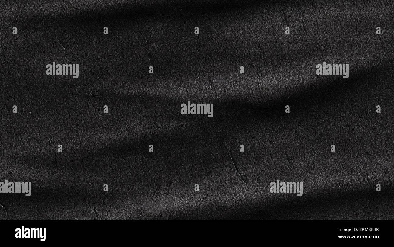 Tissu textile noir Suède texture sans couture Banque D'Images