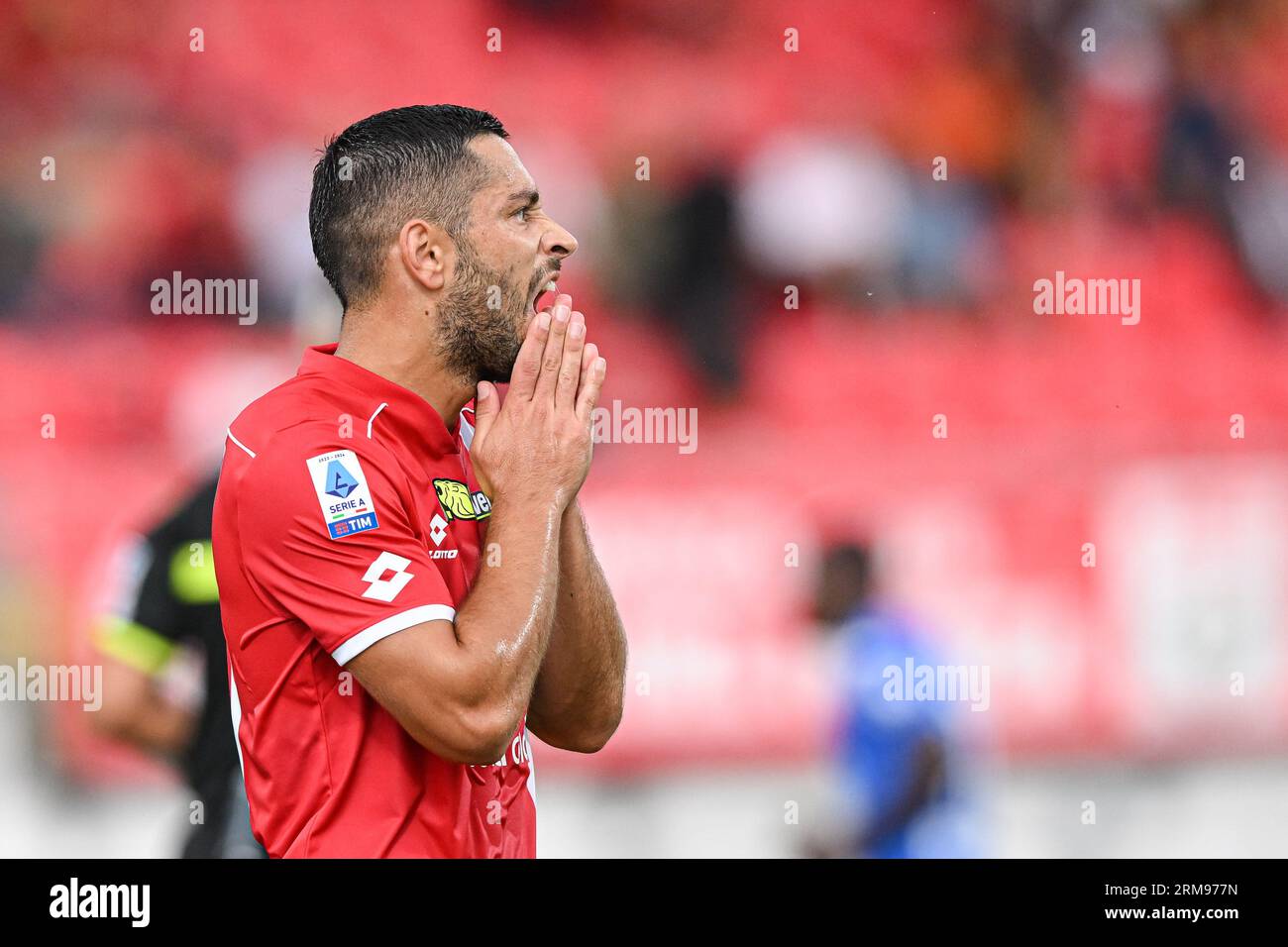 26 août 2023 : Gianluca Caprari (10 AC Monza) lors du match de Serie A entre AC Monza et Empoli FC au stade U-Power de Monza, Italie Soccer (image de crédit : © Cristiano Mazzi/Sport Press photo via crédit : Zuma Press/Alamy Live News Banque D'Images