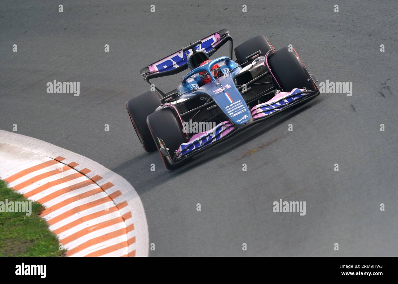 Esteban Ocon d'Alpine lors du Grand Prix des pays-Bas au circuit Zandvoort CM.com, pays-Bas. Date de la photo : dimanche 27 août 2023. Banque D'Images