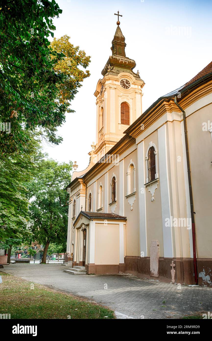 Église orthodoxe, Kikinda Serbie Banque D'Images