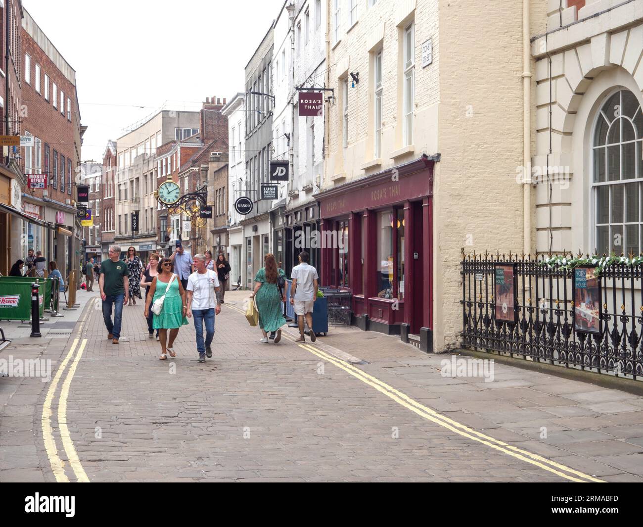 Coney Street York Banque D'Images