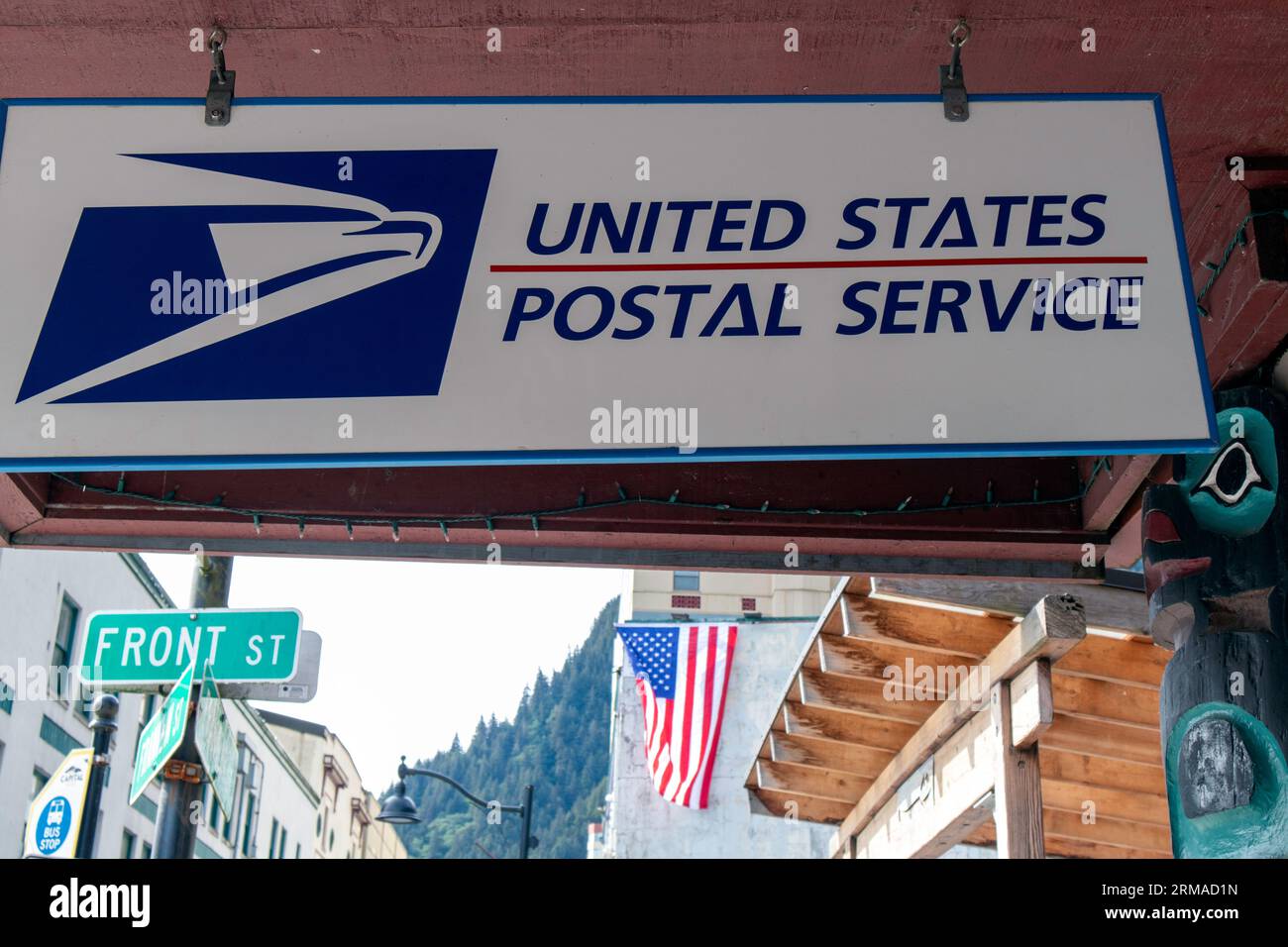 United States postal Service. Banque D'Images