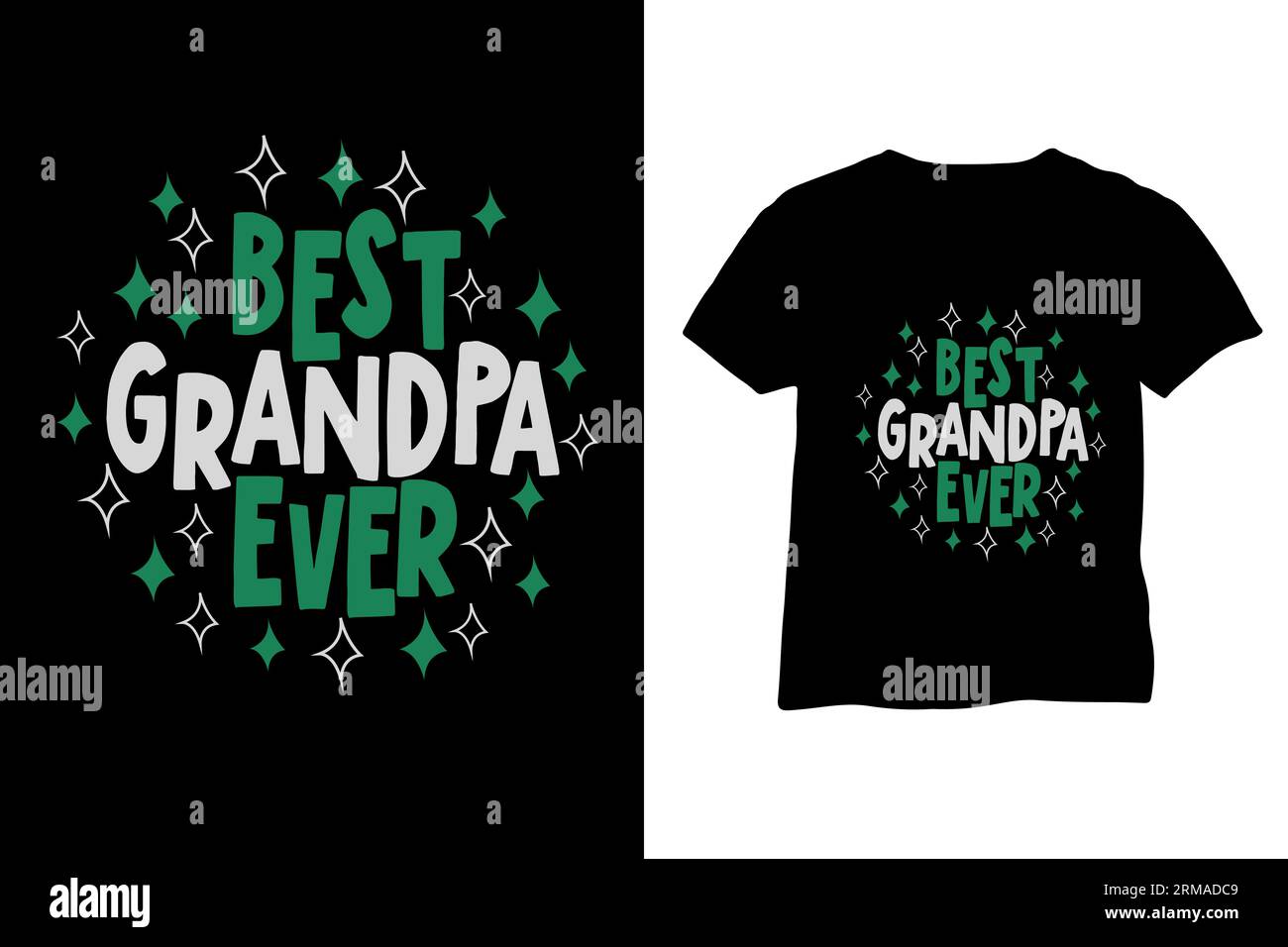 t-shirt meilleur grand-père jamais conçu Illustration de Vecteur