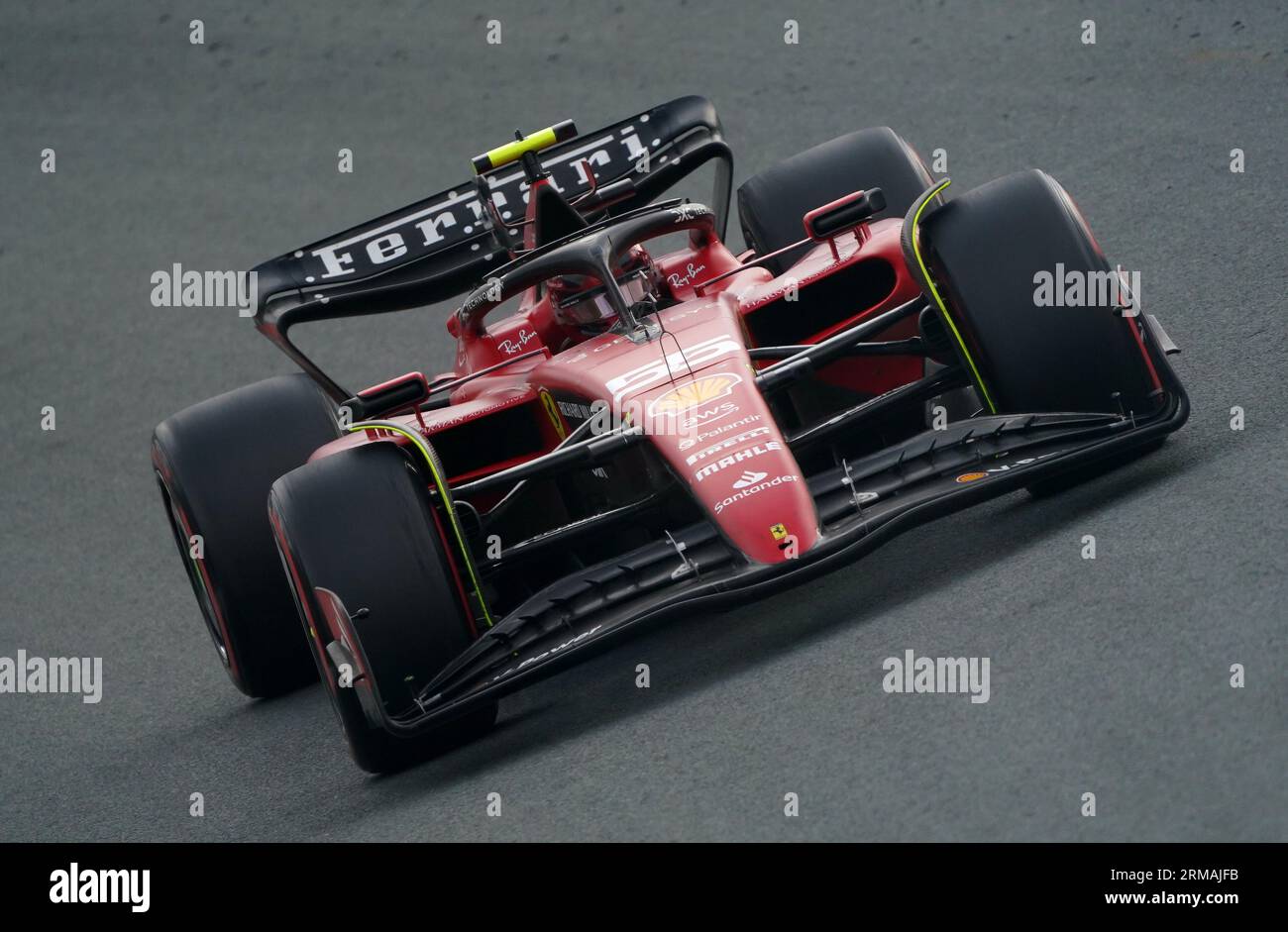 Carlos Sainz de Ferrari lors du Grand Prix des pays-Bas 2023 au circuit Zandvoort CM.com à Zandvoort, pays-Bas. Date de la photo : dimanche 27 août 2023. Banque D'Images