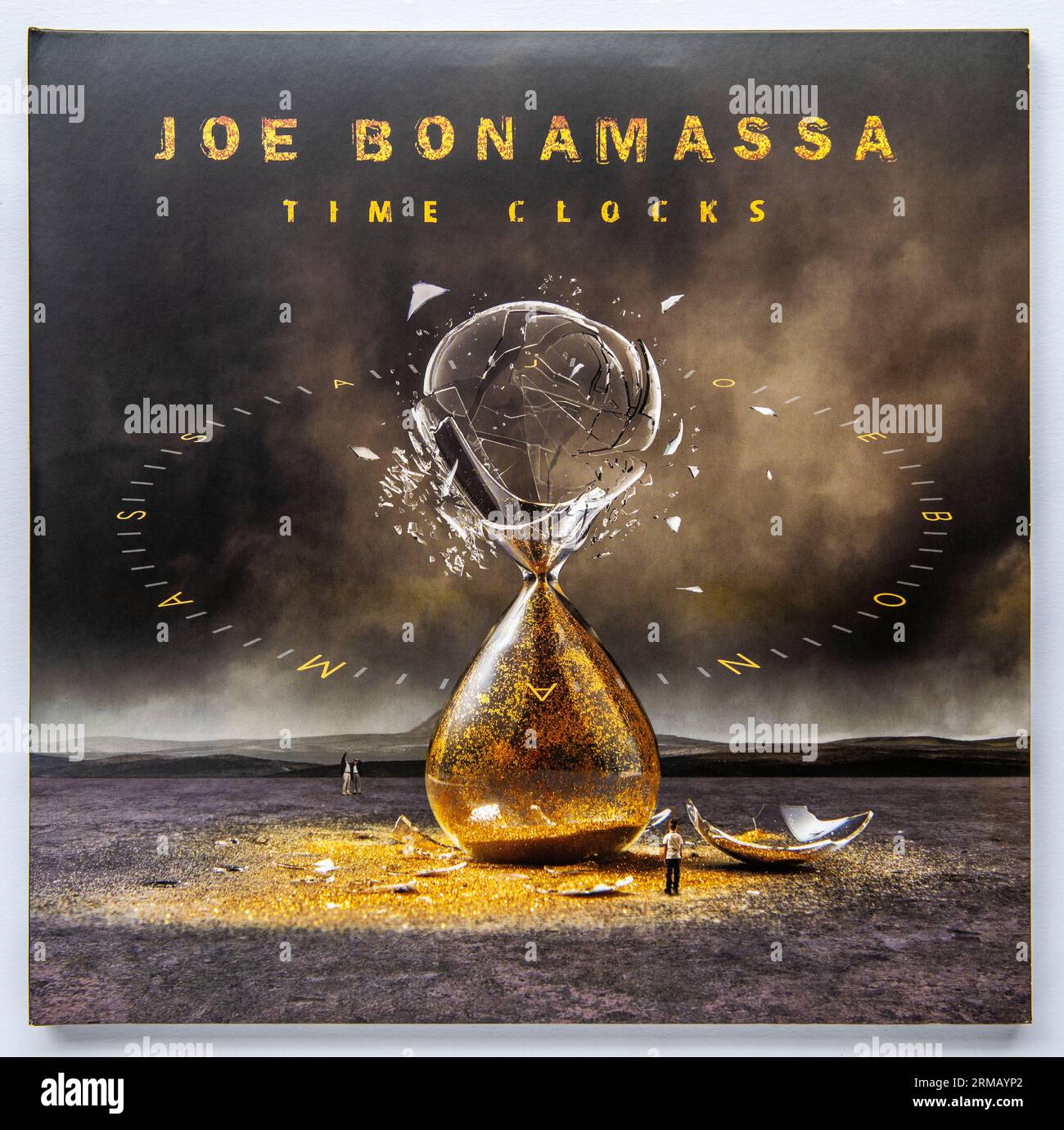 Reprise LP de Time Clocks, le 15e album studio de Joe Bonamassa, sorti en 2021 Banque D'Images