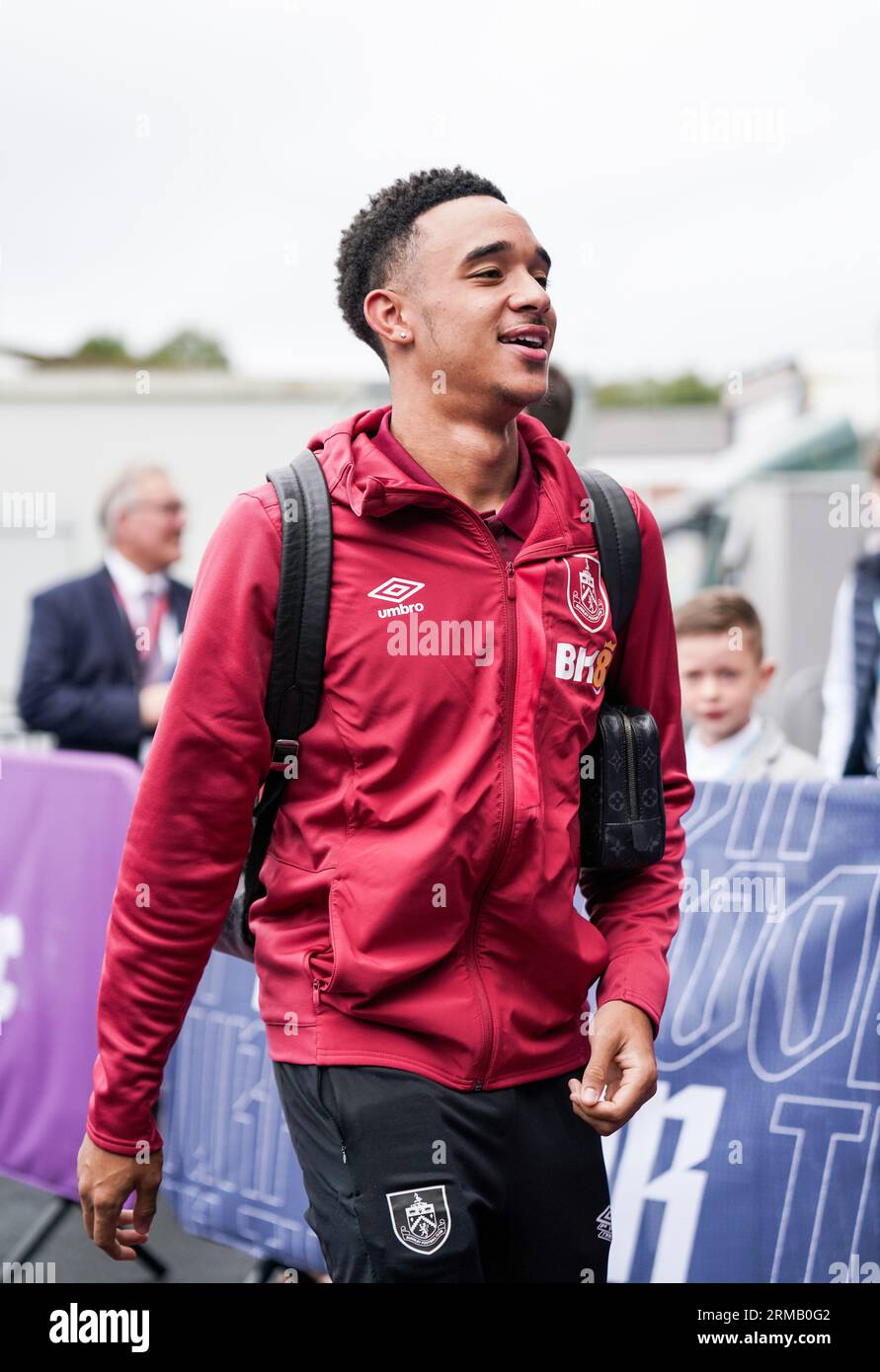 Burnley, Angleterre, 27/08/2023, arrivées des joueurs - Burnley FC - Aston Villa au Turf Moor Stadium 27 août 2023 Banque D'Images