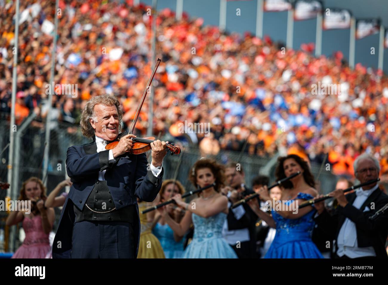 Zandvoort, pays Bas. 27 août 2023. RIEU Andre sur la grille de départ du Grand Prix Heineken de Hollande de Formule 1 2023, 13e manche du Championnat du monde de Formule 1 2023 du 25 au 28 août 2023 sur le circuit de Zandvoort, à Zandvoort, pays-Bas - photo Florent Gooden/DPPI crédit : DPPI Media/Alamy Live News Banque D'Images